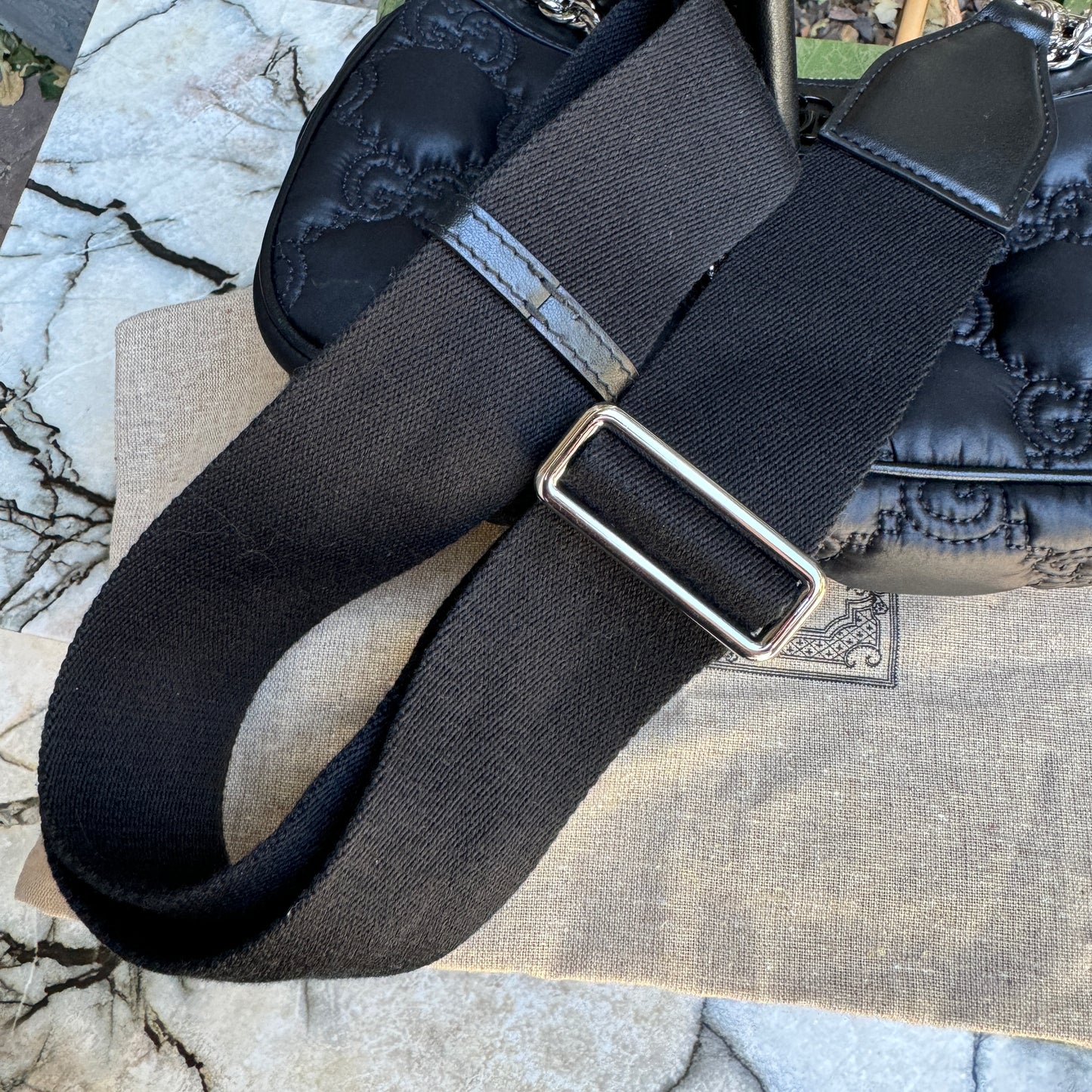Gucci Matelasse Nylon GG Quilted Crossbody
