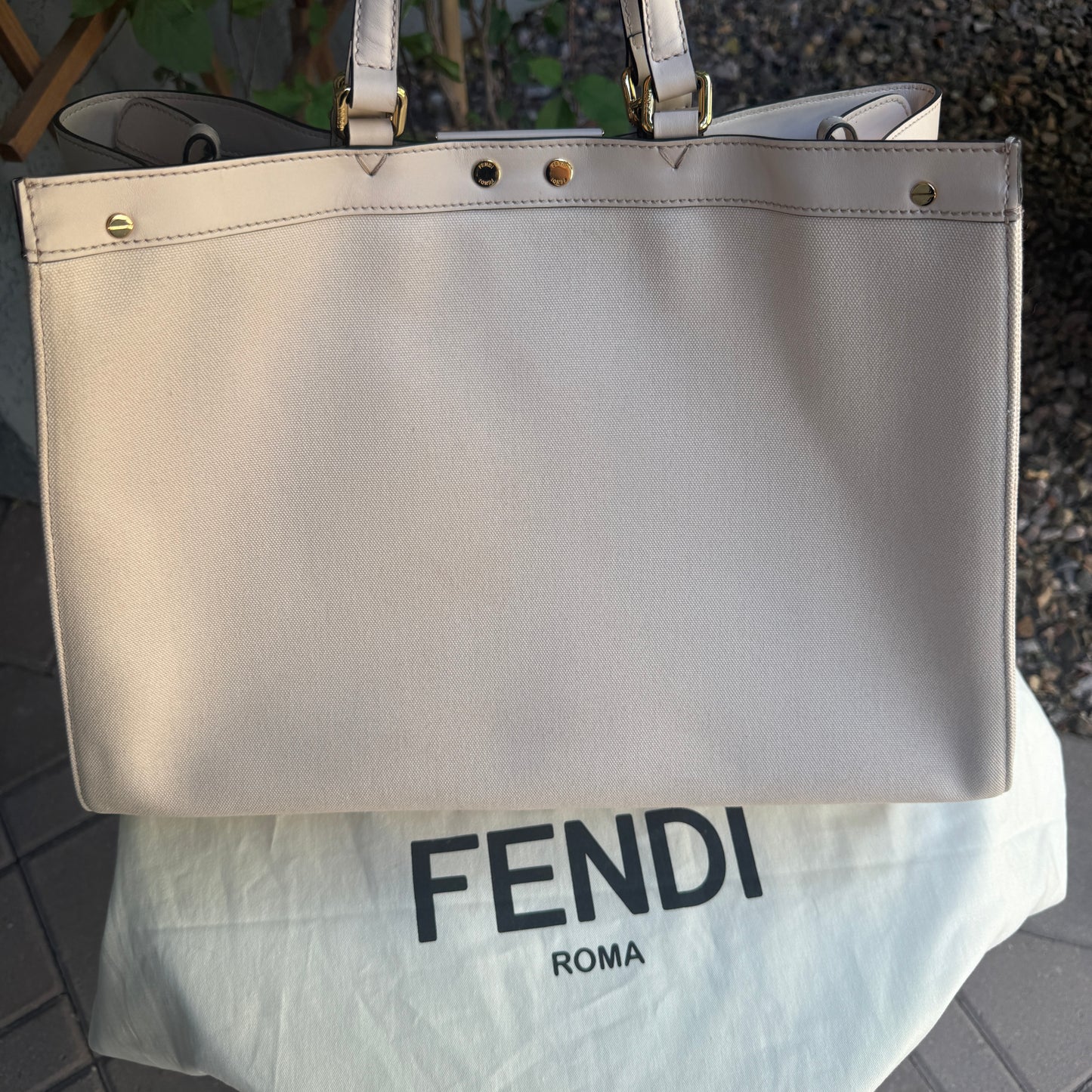Fendi Zucca Peekaboo X-Tote