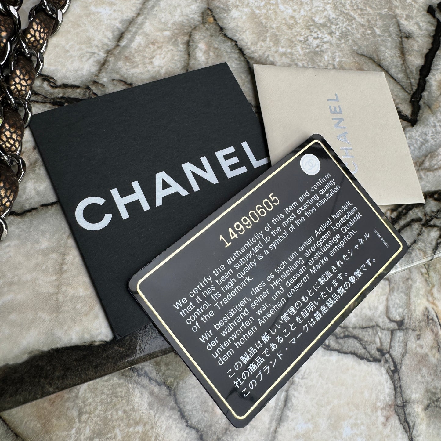 Chanel Classic Timeless Single Flap Metallic Caviar Shoulder Bag