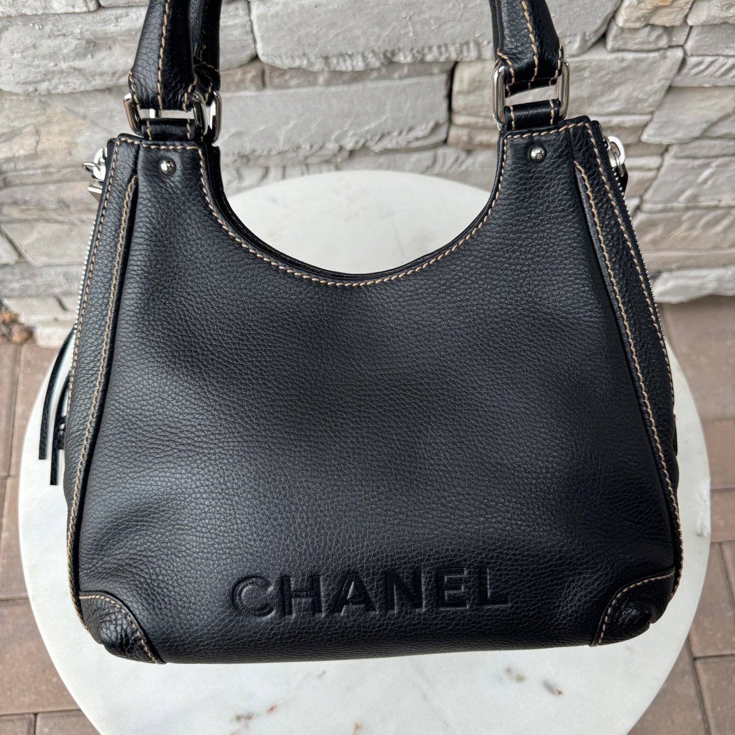 Chanel LAX Leather Tassel Shoulder Bag