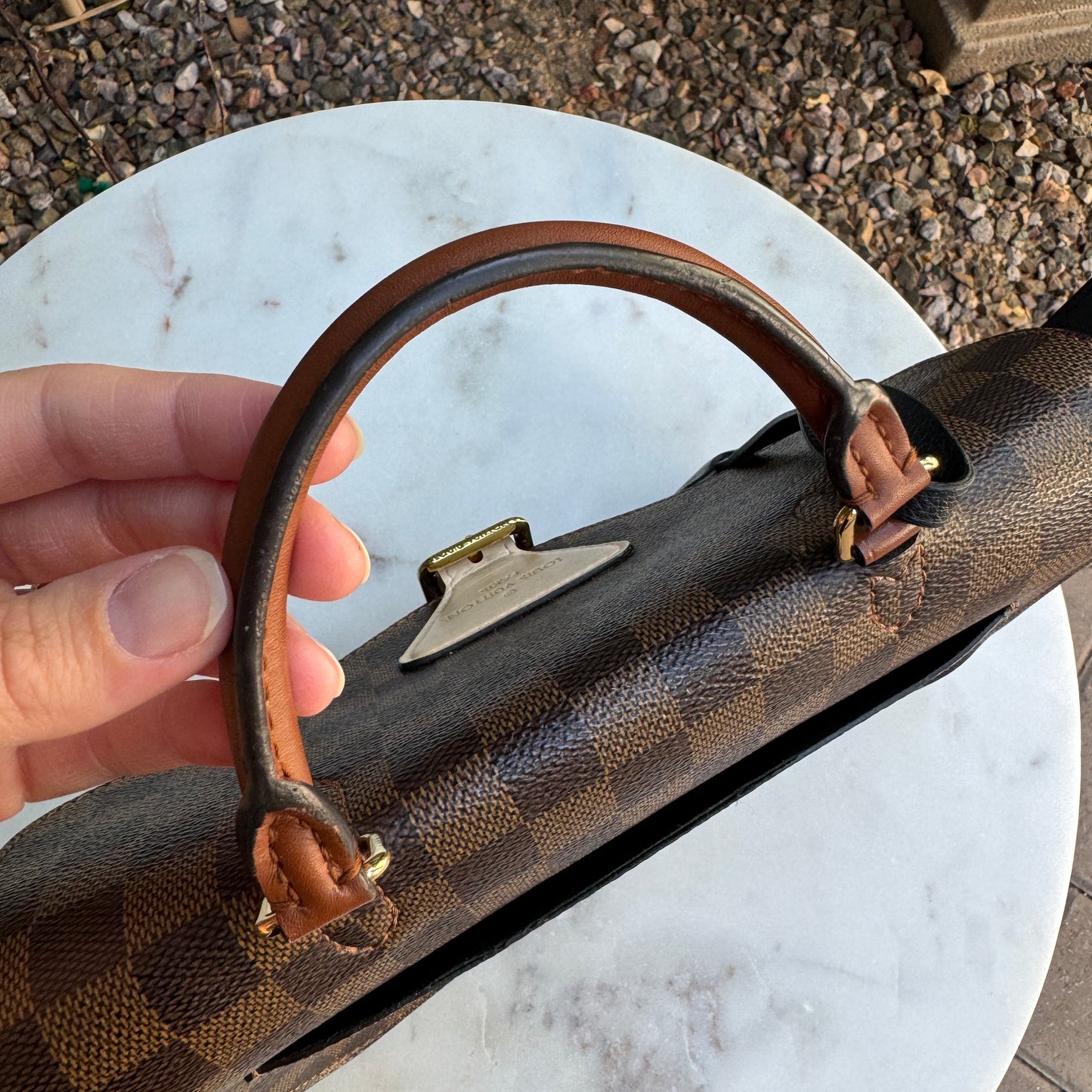 Louis Vuitton Damier Ebene Beaumarchais Crossbody
