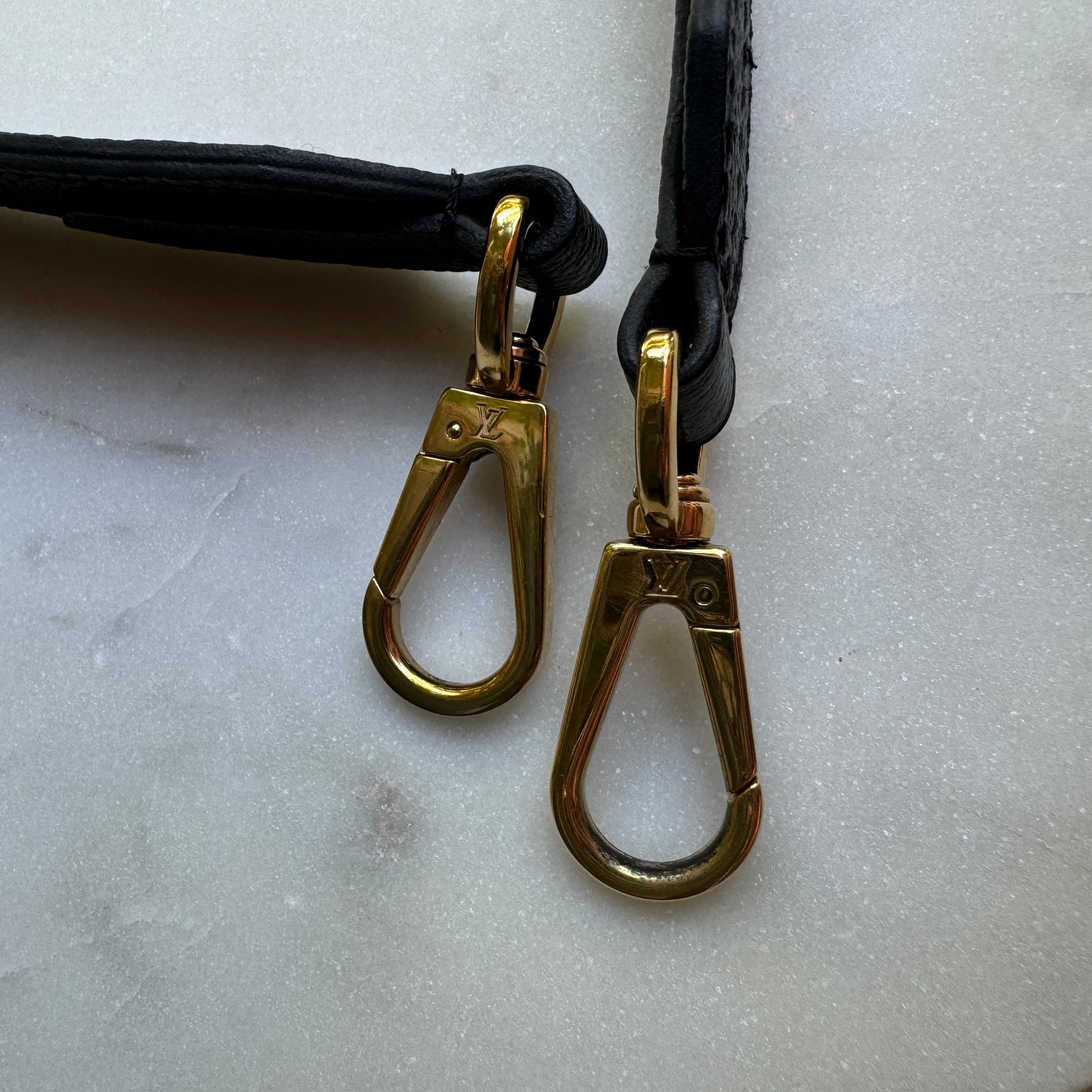 Louis Vuitton Grained Leather Bandouliere Crossbody Strap