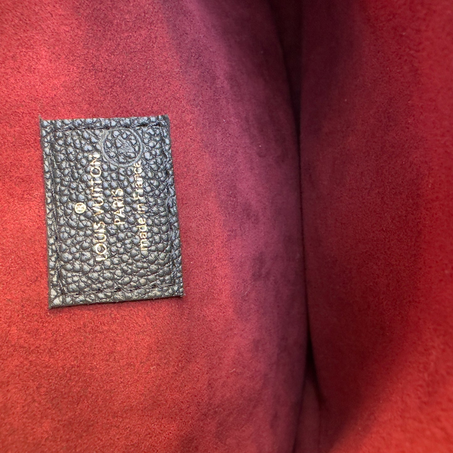 Louis Vuitton Bicolor Empreinte Leather Pochette Metis