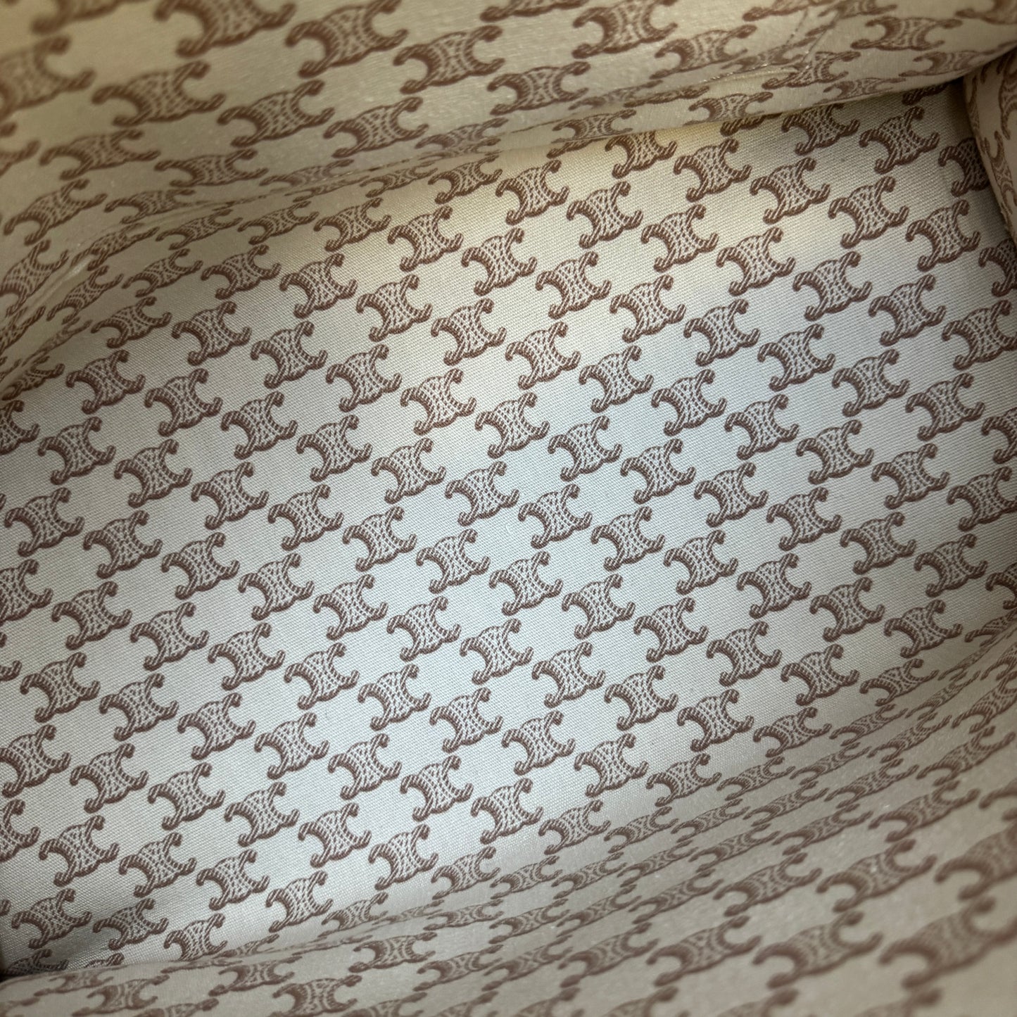 Celine Large Cabas Thais Triomphe Canvas Print Tote