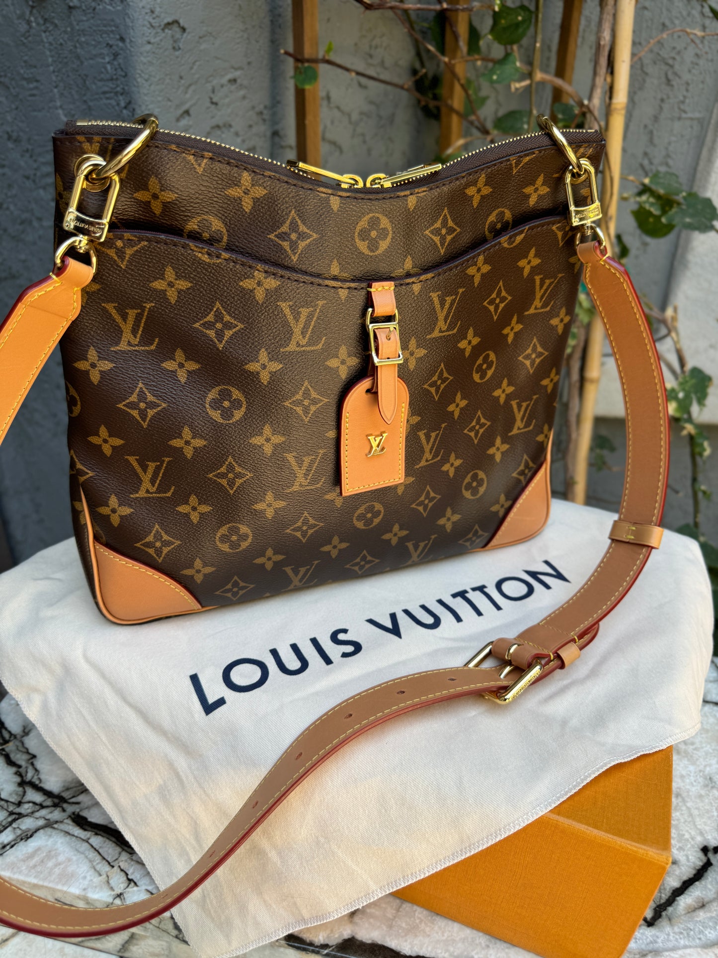 Louis Vuitton Monogram Odeon MM Crossbody NM