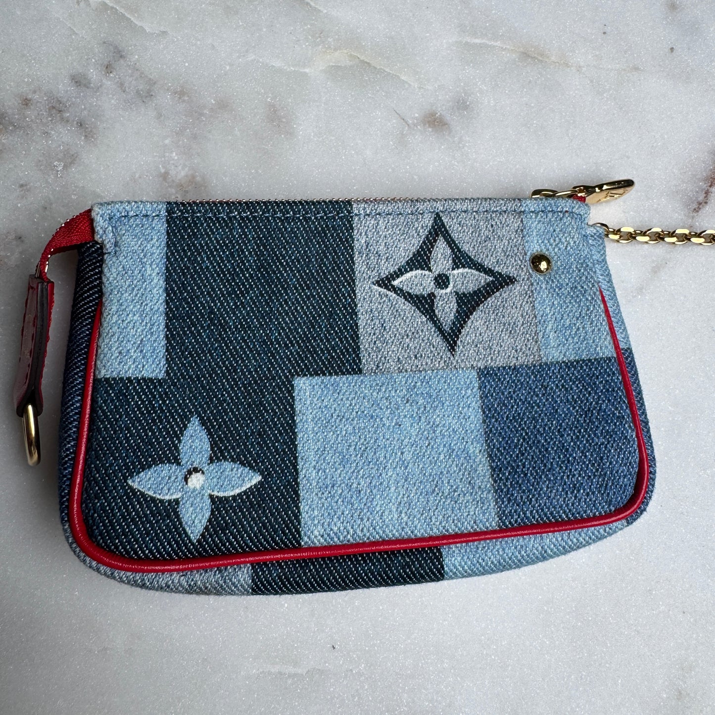 Louis Vuitton Monogram Denim Micro Pochette Accessoires