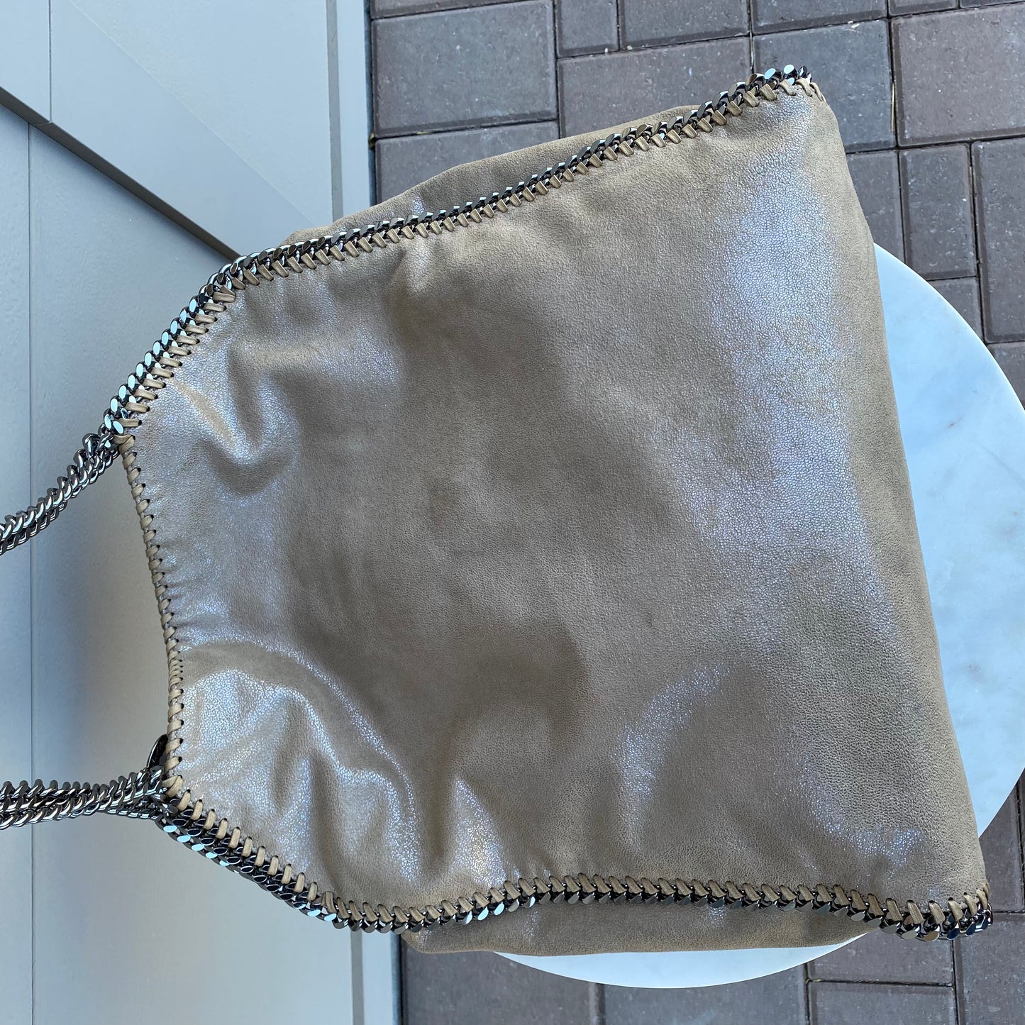 Stella McCartney Shaggy Deer Large Falabella with Pouch