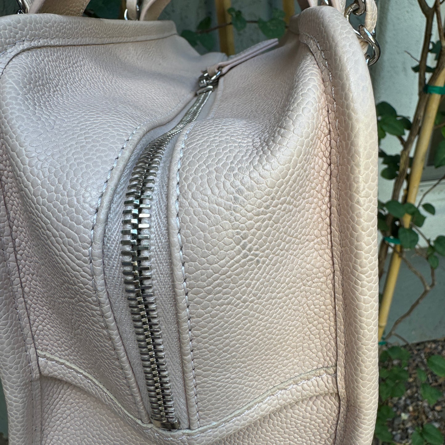 Chanel Small Deauville Caviar Bowling Bag