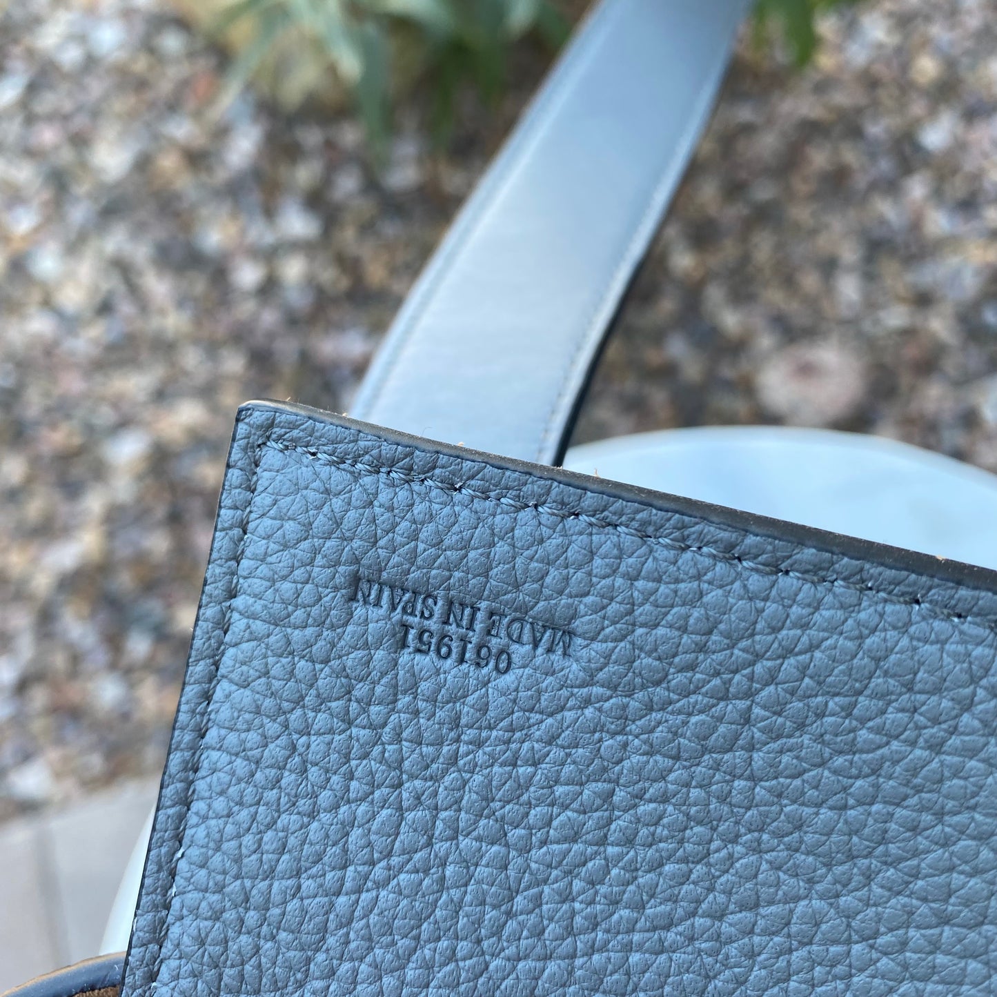 Loewe Soft Grained Calfskin Buckle Tote