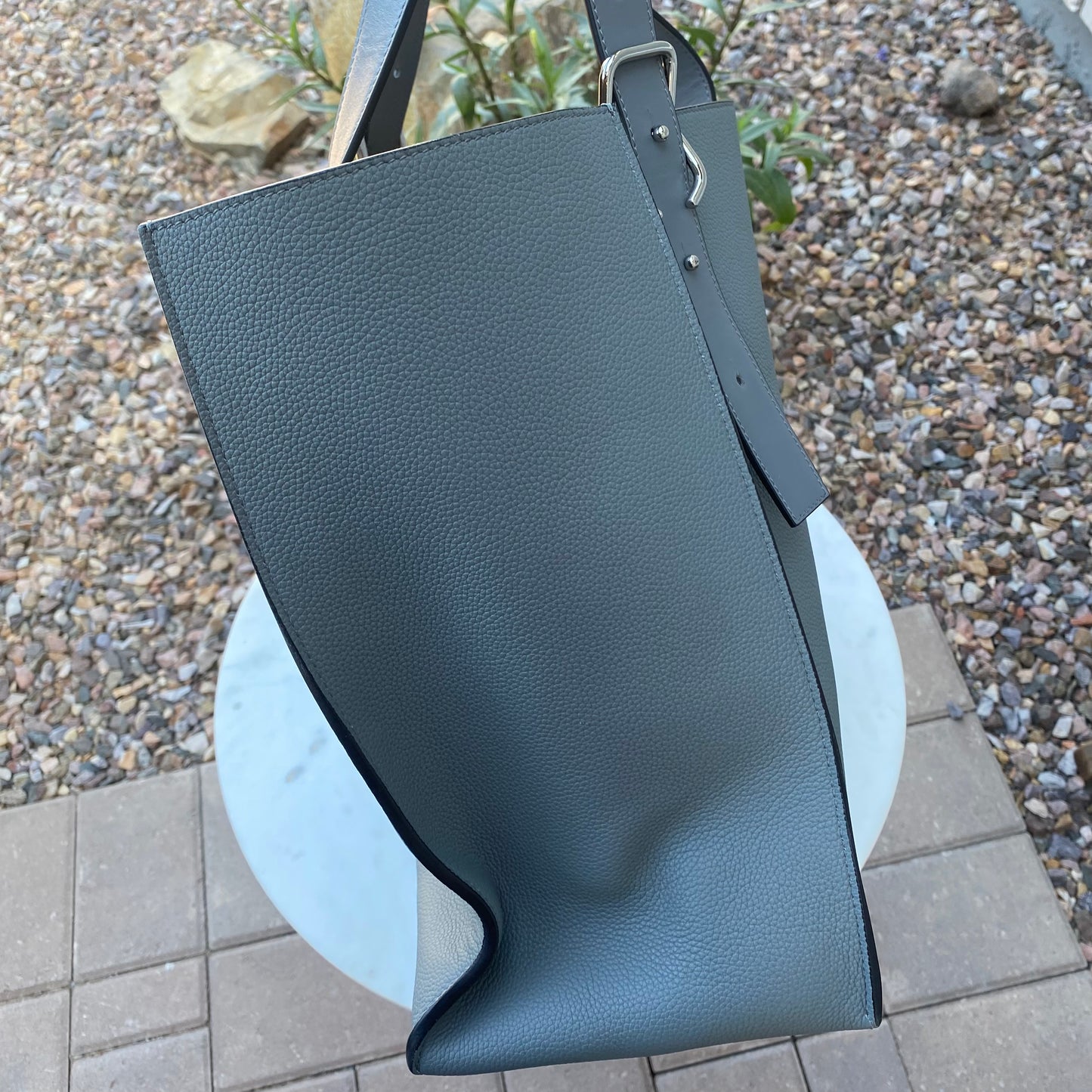 Loewe Soft Grained Calfskin Buckle Tote