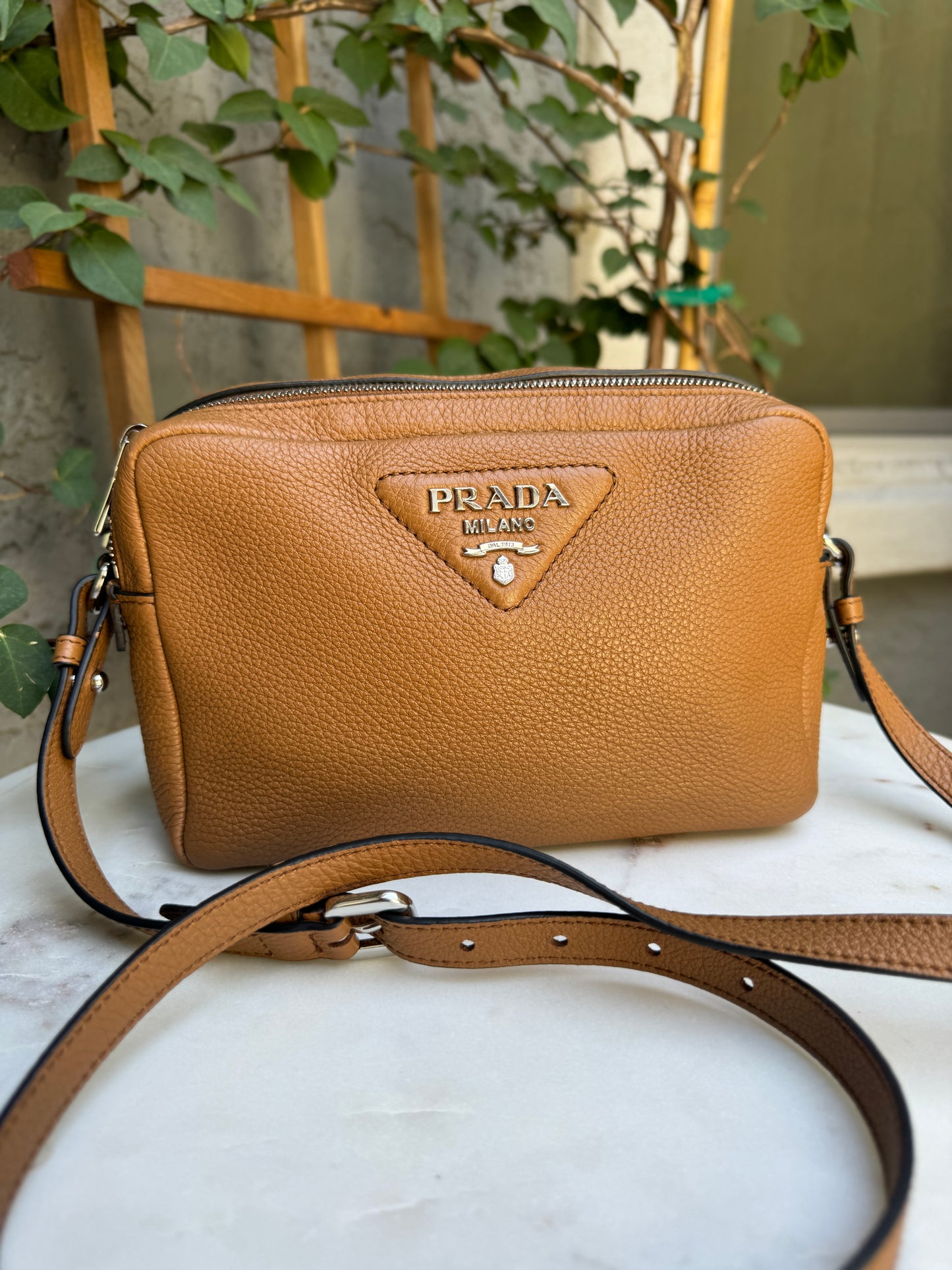 Prada Double Zip Camera Crossbody