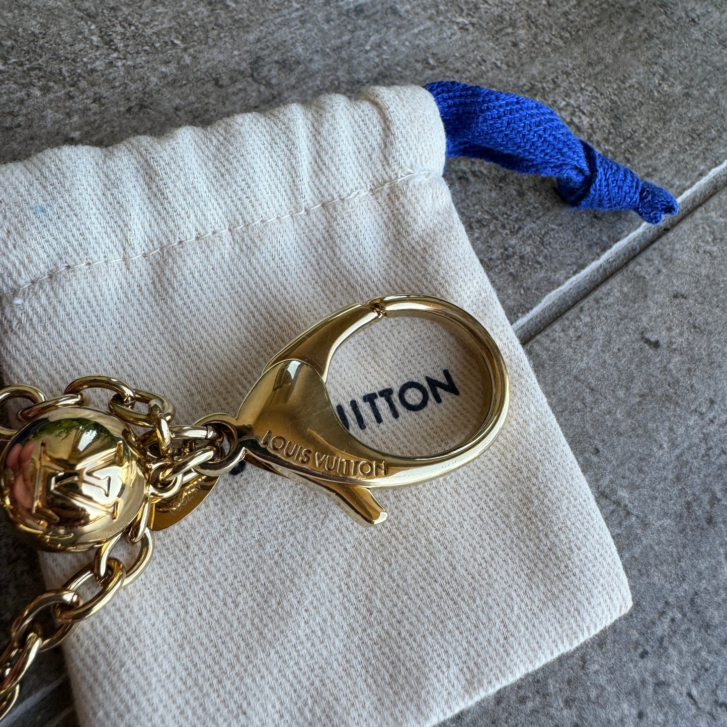 Louis Vuitton Bloomy Gold Bag Charm