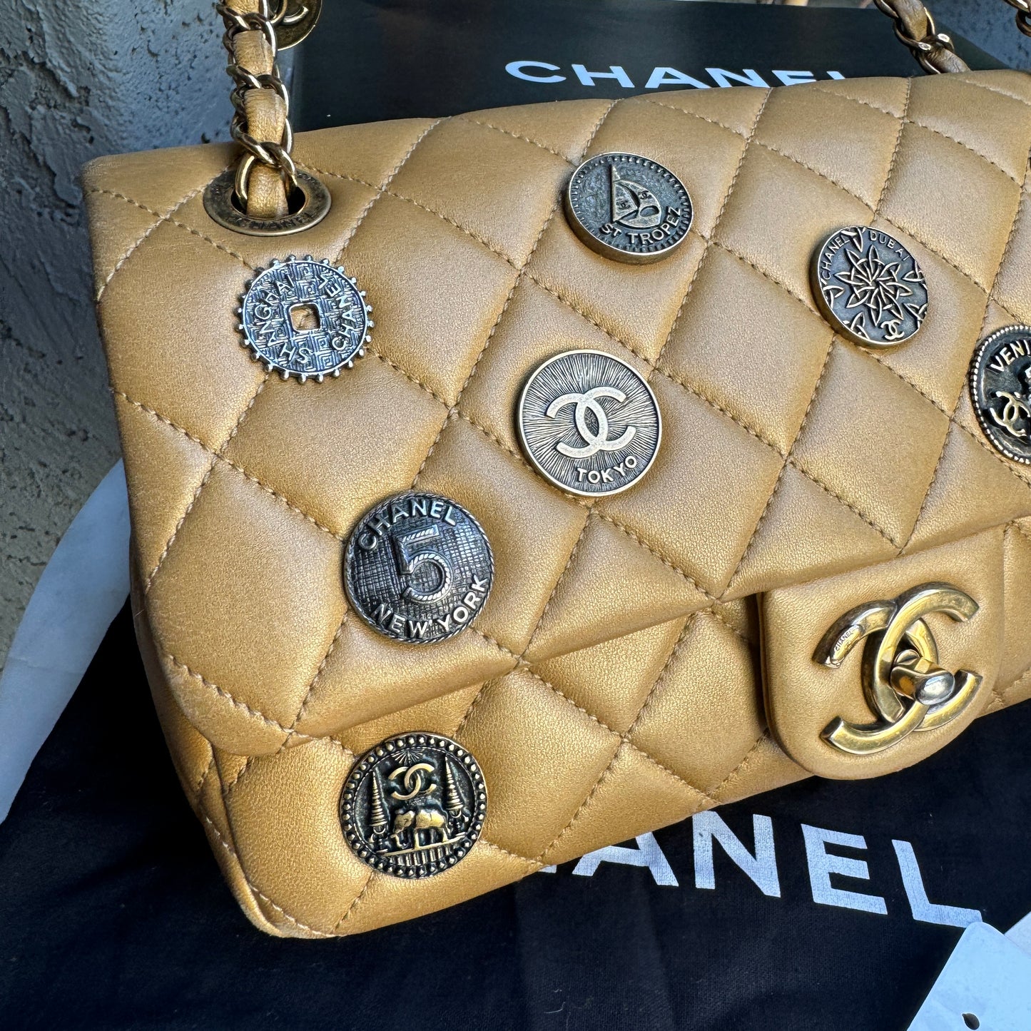 Chanel Limited Edition Paris-Dubai Medallions Single Flap Bag