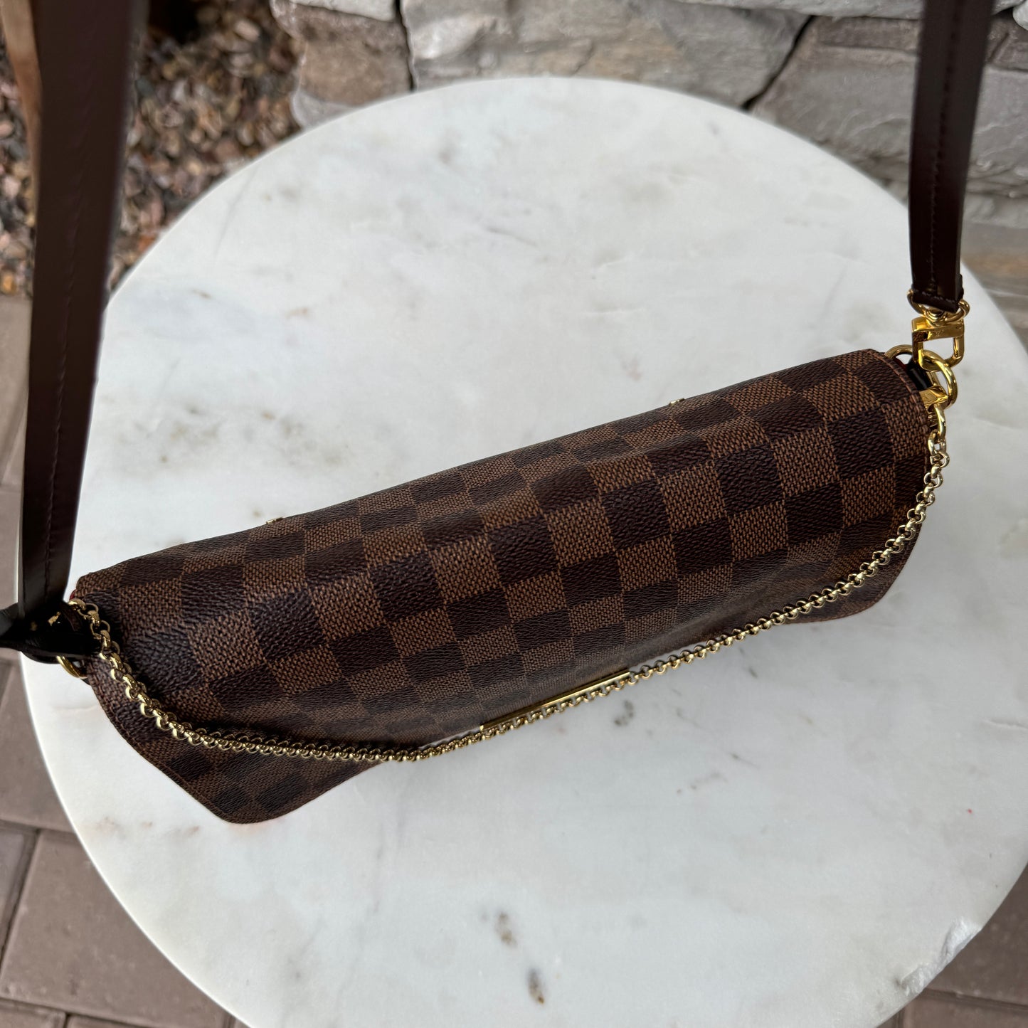 Louis Vuitton Favorite MM Damier Ebene Crossbody