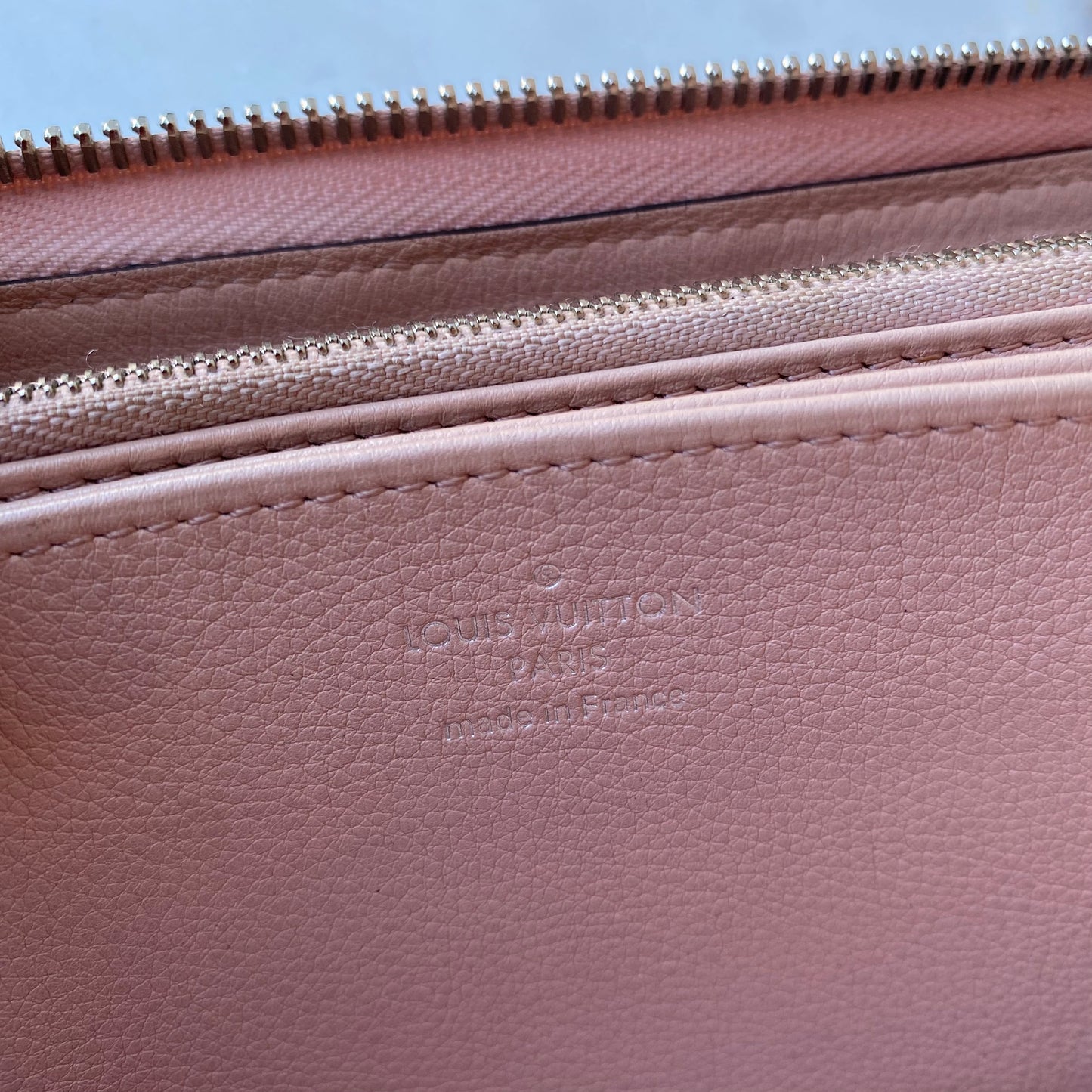 Louis Vuitton Mahina Leather Zippy Wallet