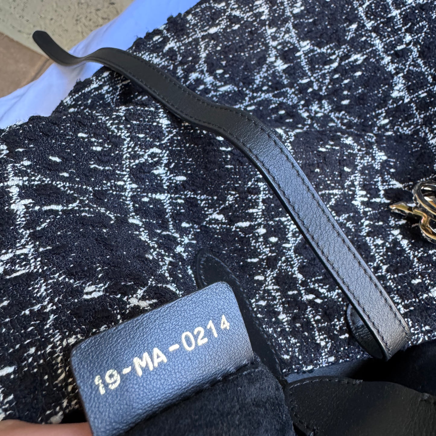 Christian Dior Tweed Medium Toujours Tote