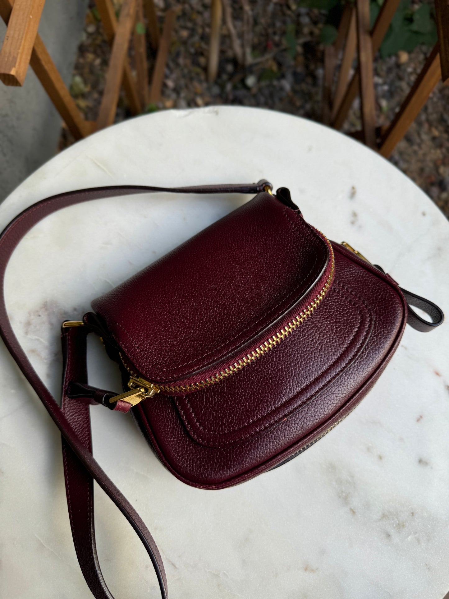 Tom Ford Small Jennifer Leather Crossbody