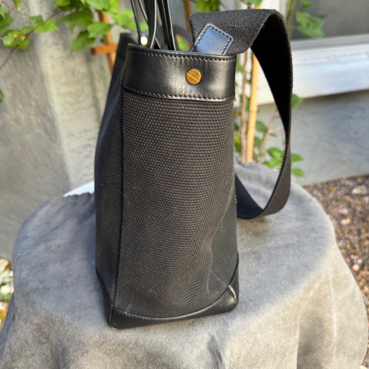 Tom Ford T Screw Medium Canvas Tote