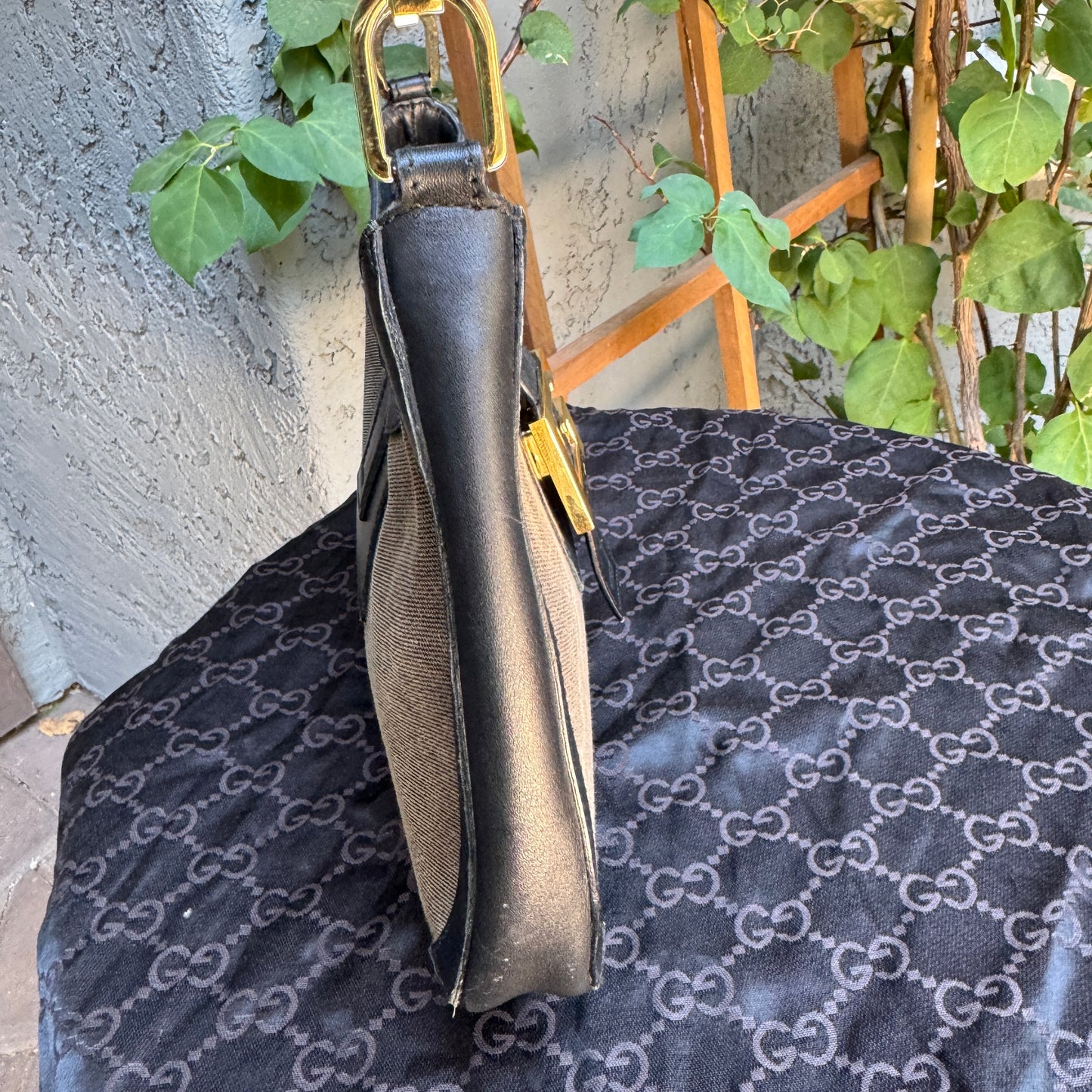Gucci Vintage G Square Logo Shoulder Bag