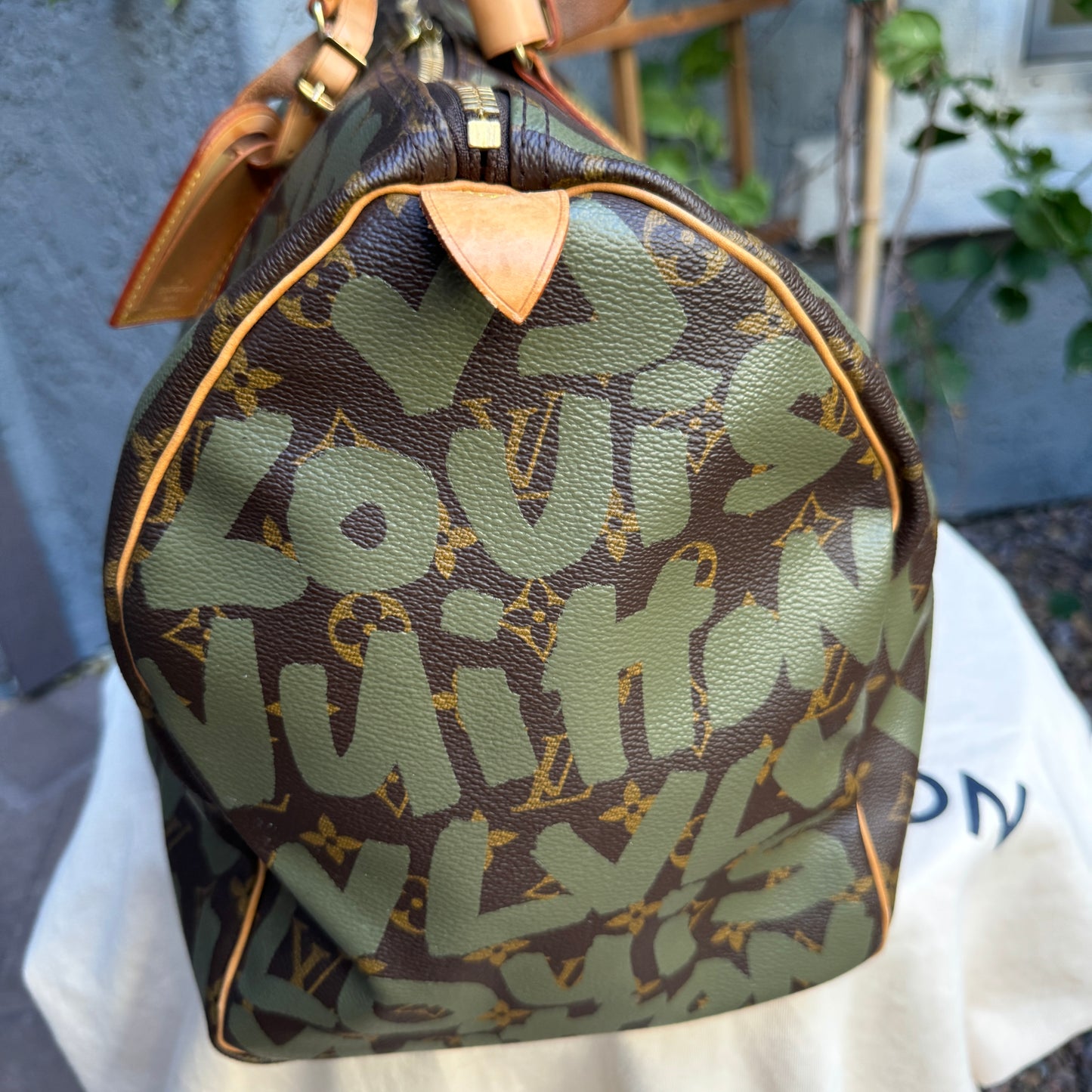 Louis Vuitton Limited Edition Monogram Graffiti 50 Keepall Duffel