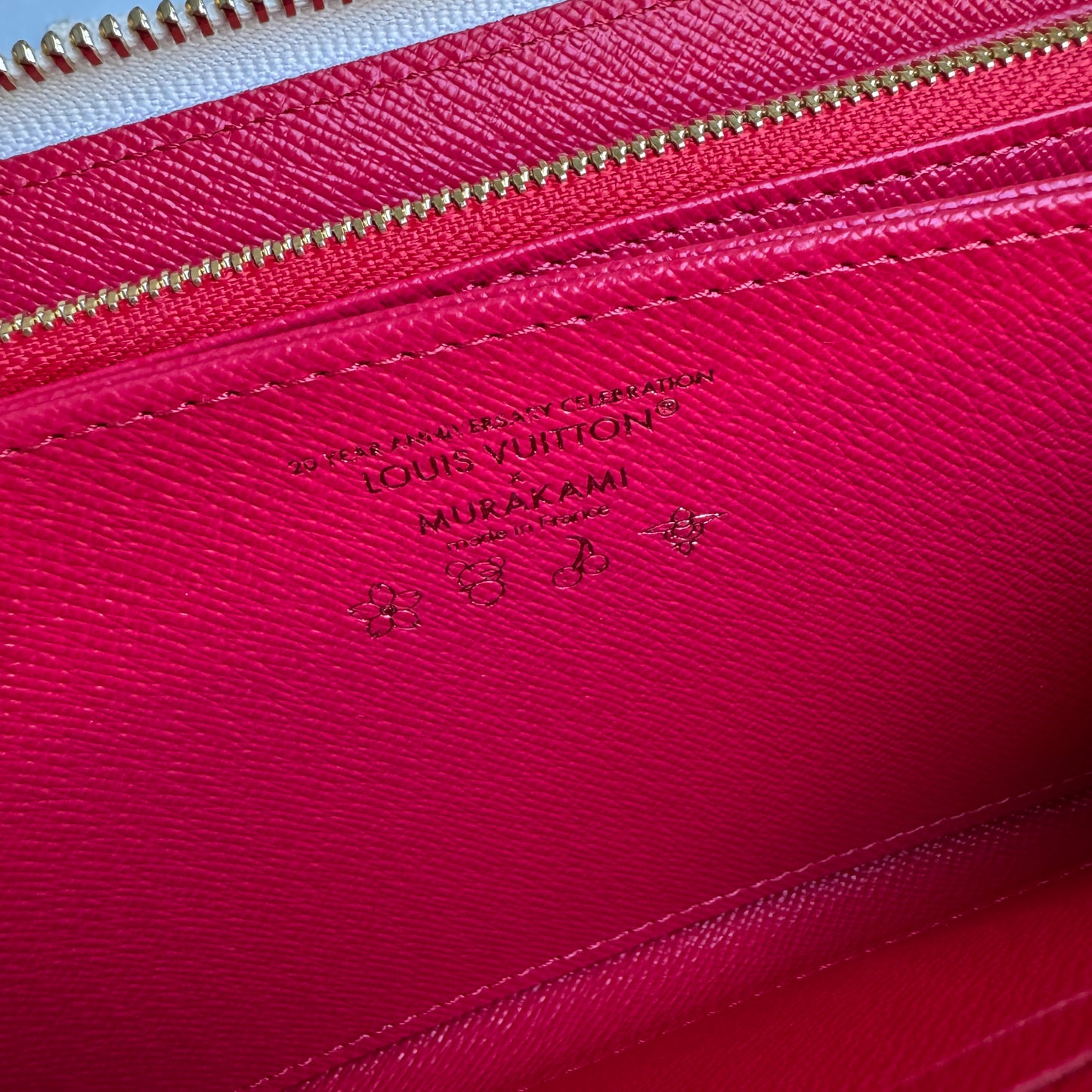 Louis Vuitton x Takashi Murakami Cherry Zippy Monogram Wallet
