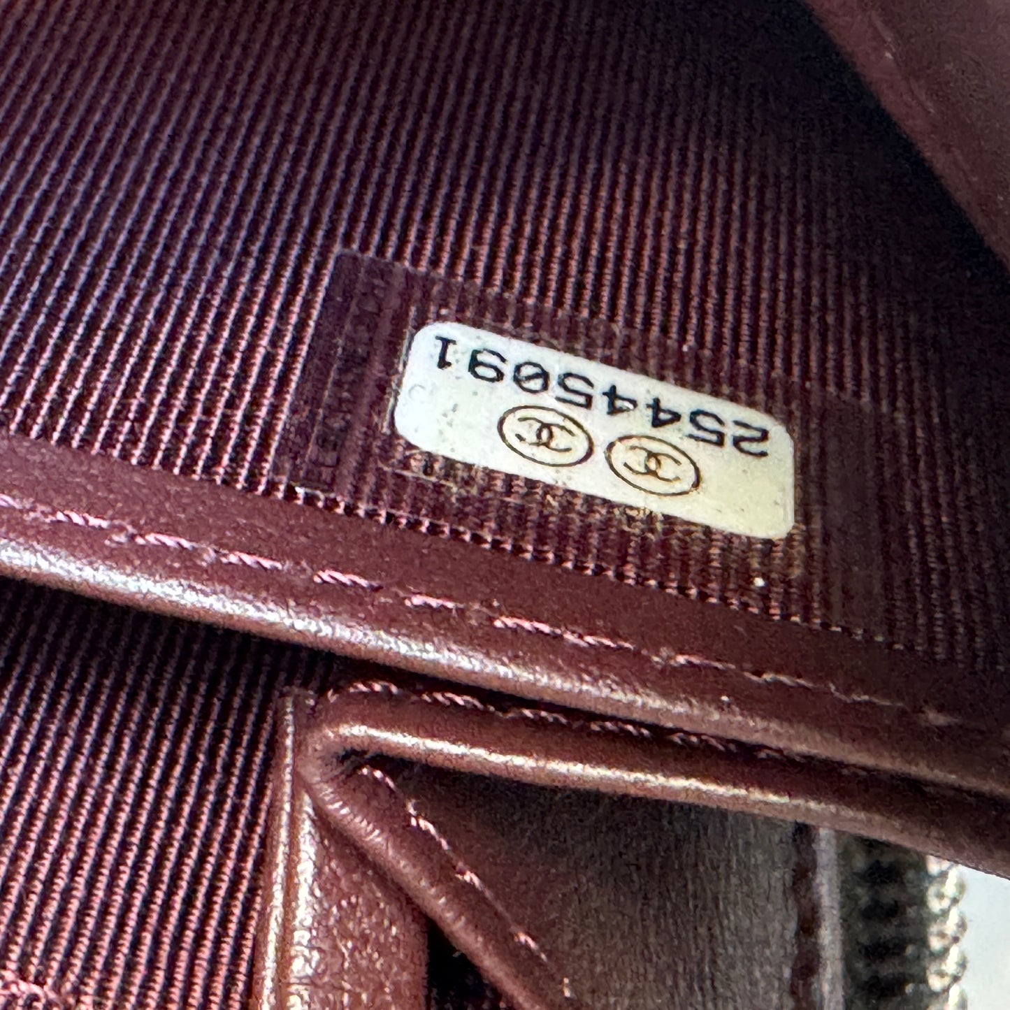 Chanel Quilted Caviar Leather Zippy Continental Wallet