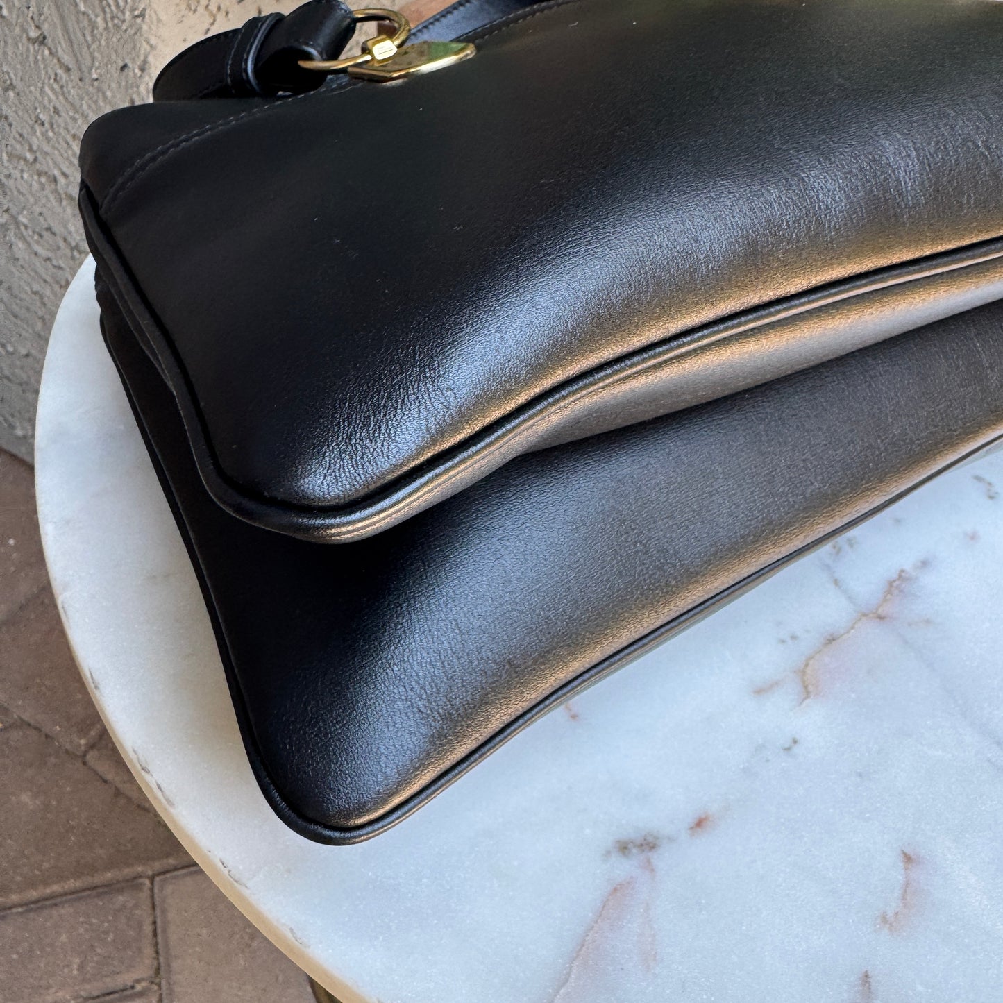 Gucci Arli Leather GG Shoulder Bag