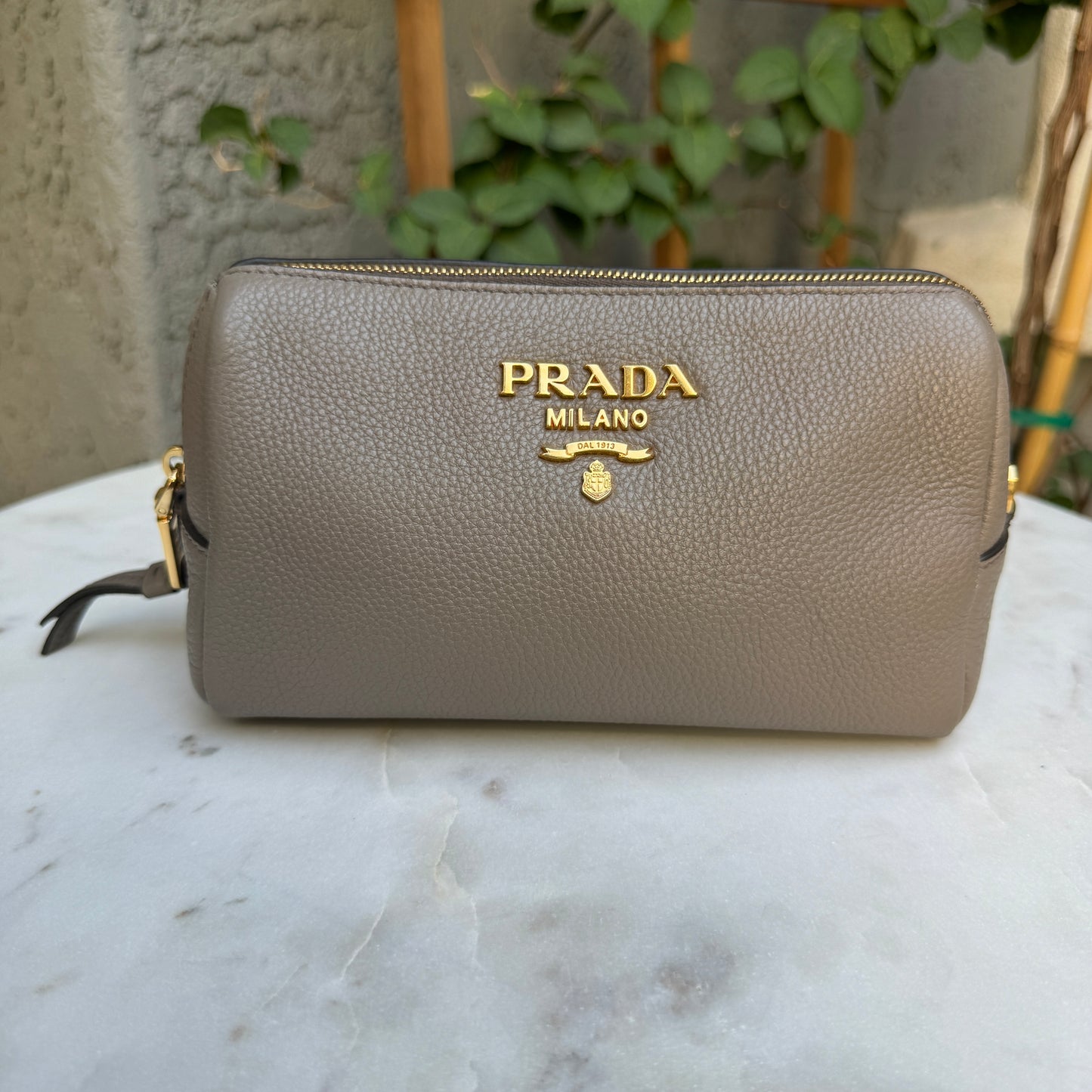 Prada Vitello Daino Cosmetic Pouch