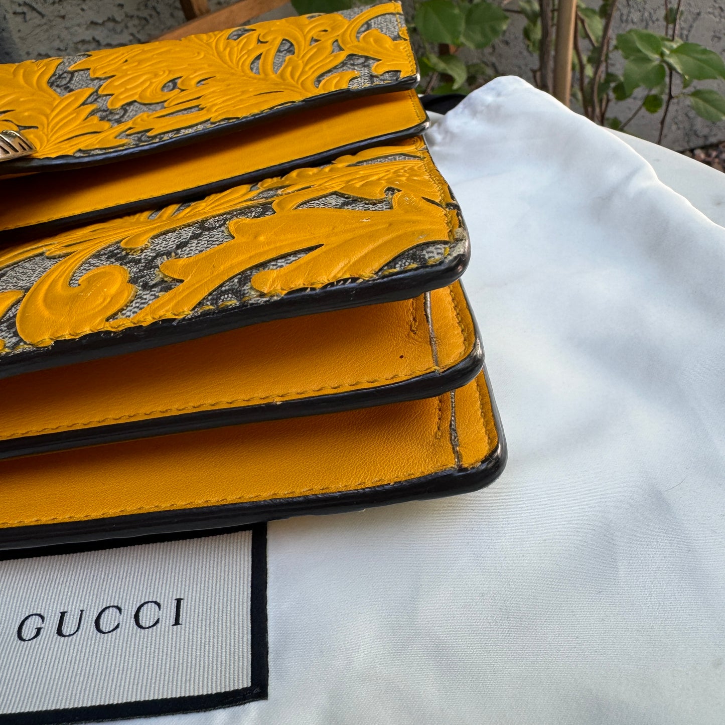 Gucci GG Supreme Arabesque Medium Dionysus Shoulder Bag