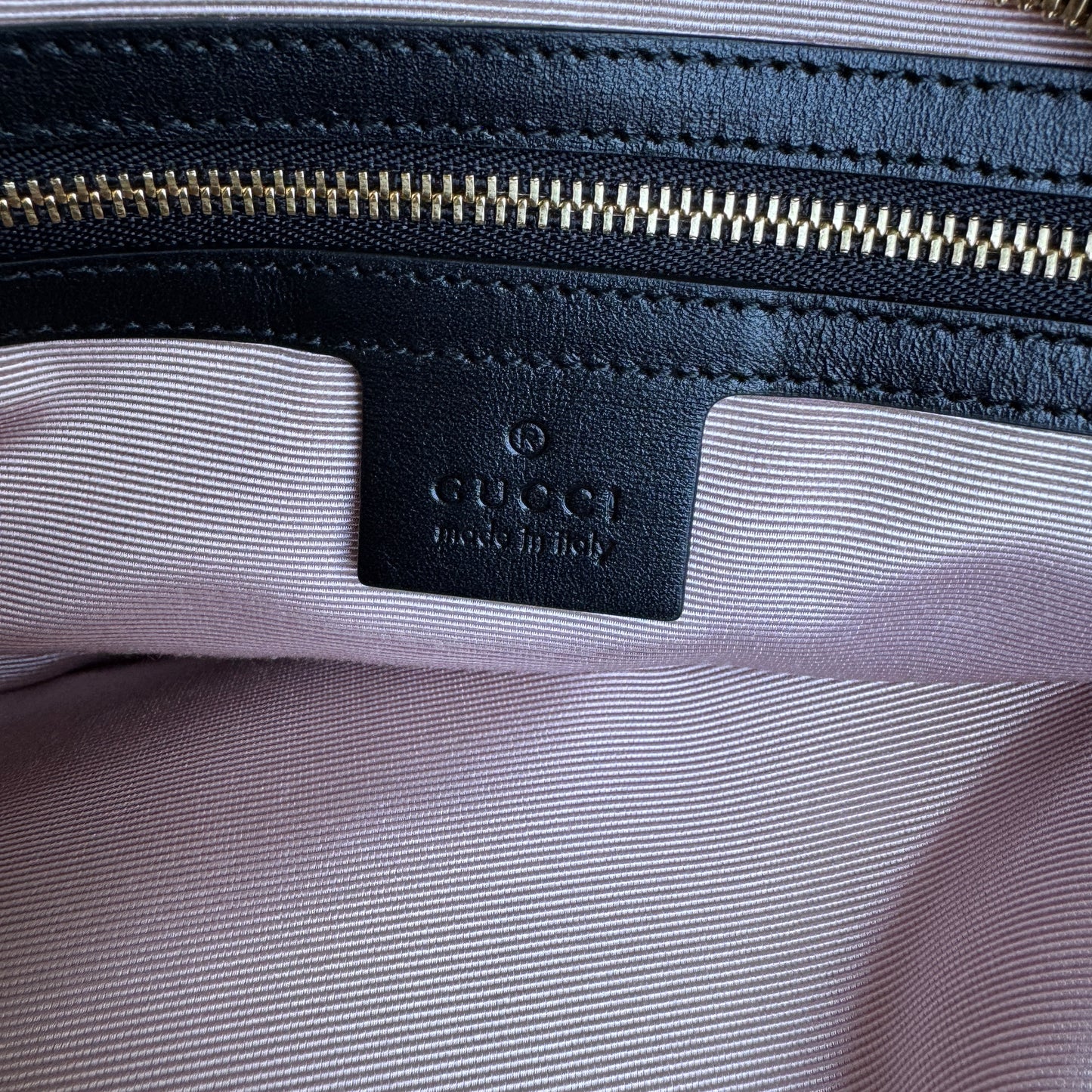 Gucci Arli Leather GG Shoulder Bag