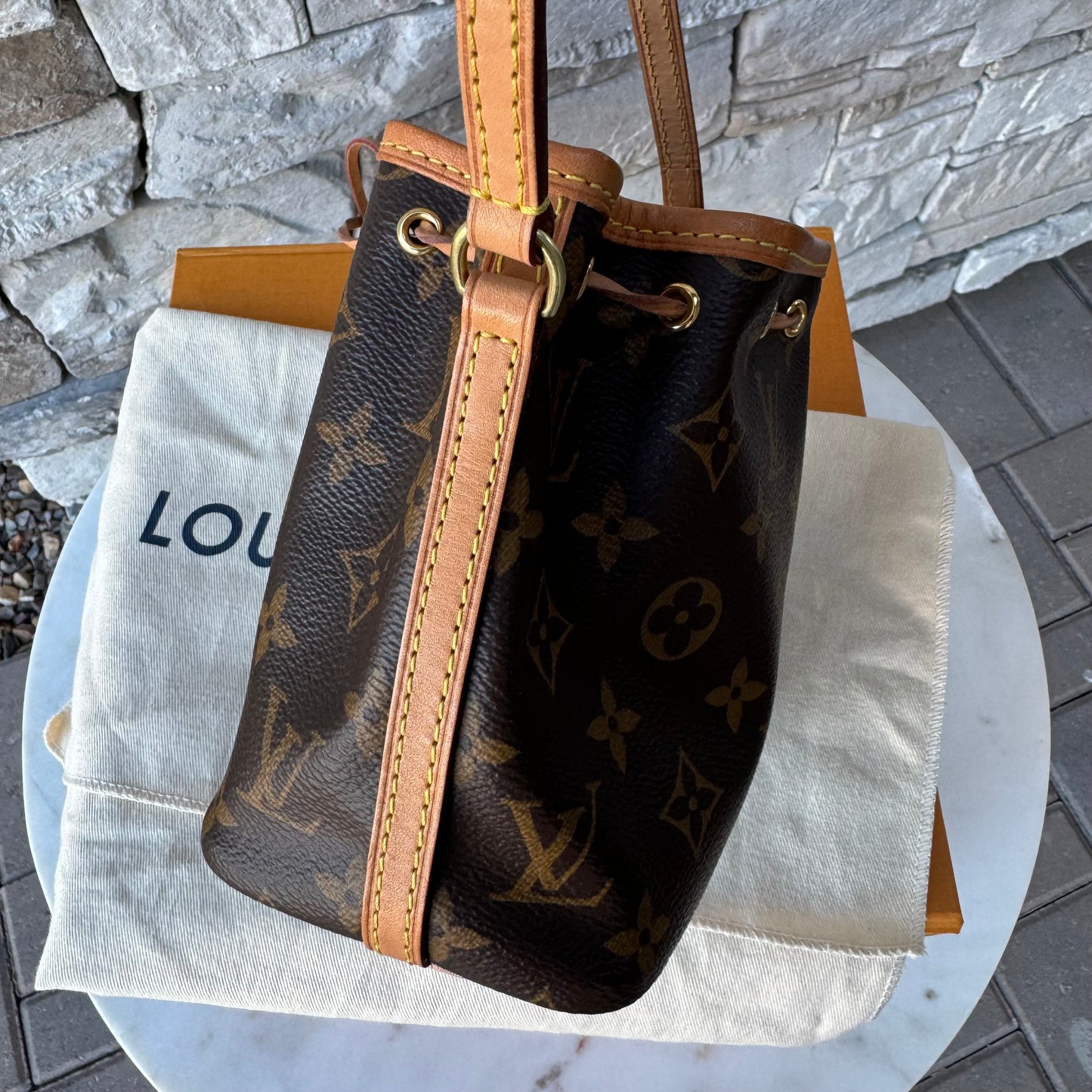 Louis Vuitton Monogram Nano Noe Bucket Bag