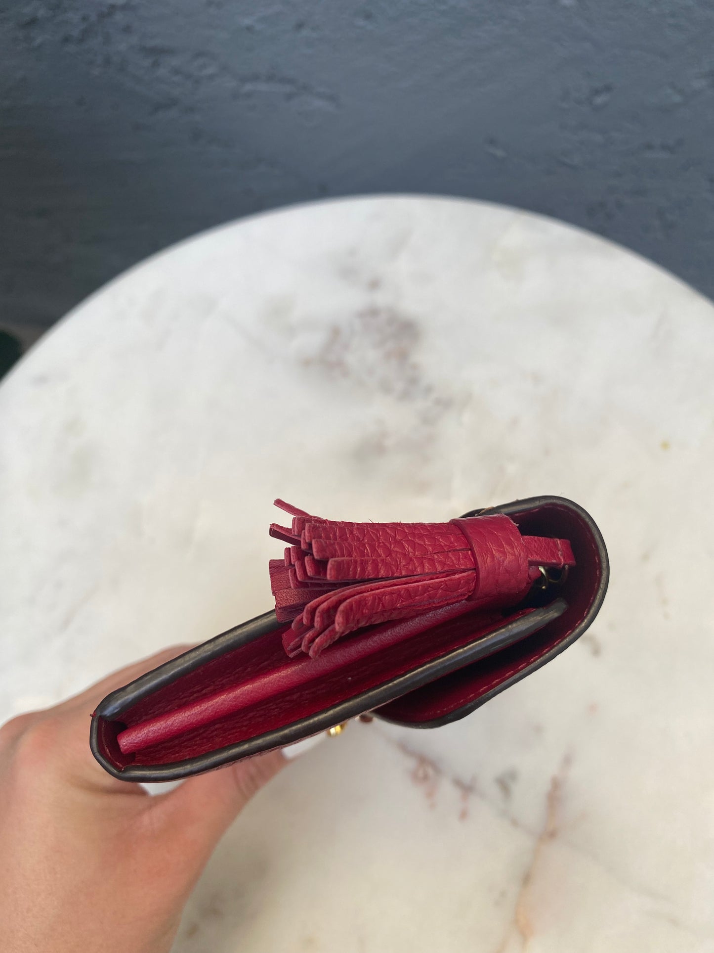 Louis Vuitton Damier Ebene Croisette Wallet