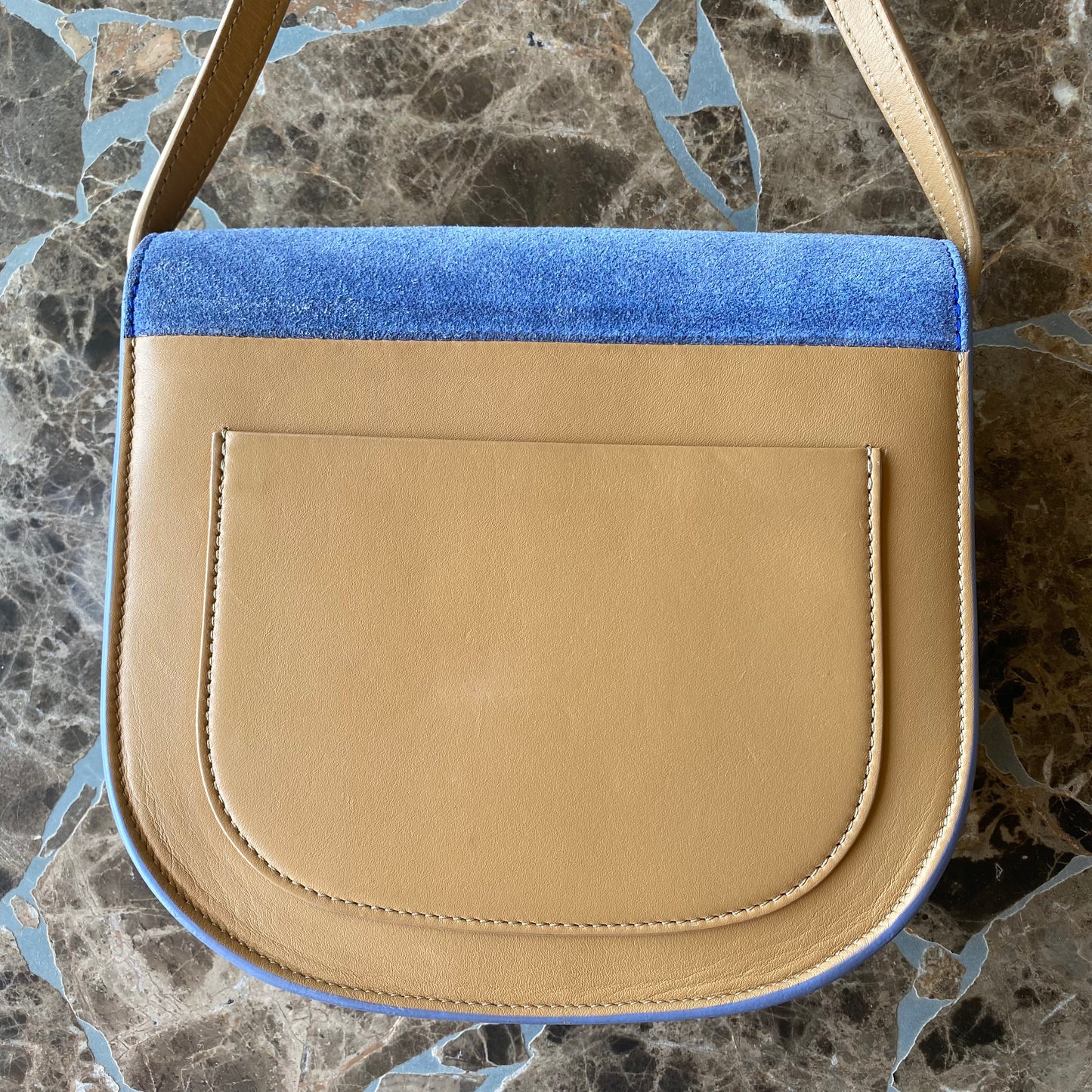 Celine Trotteur Suede Leather Crossbody