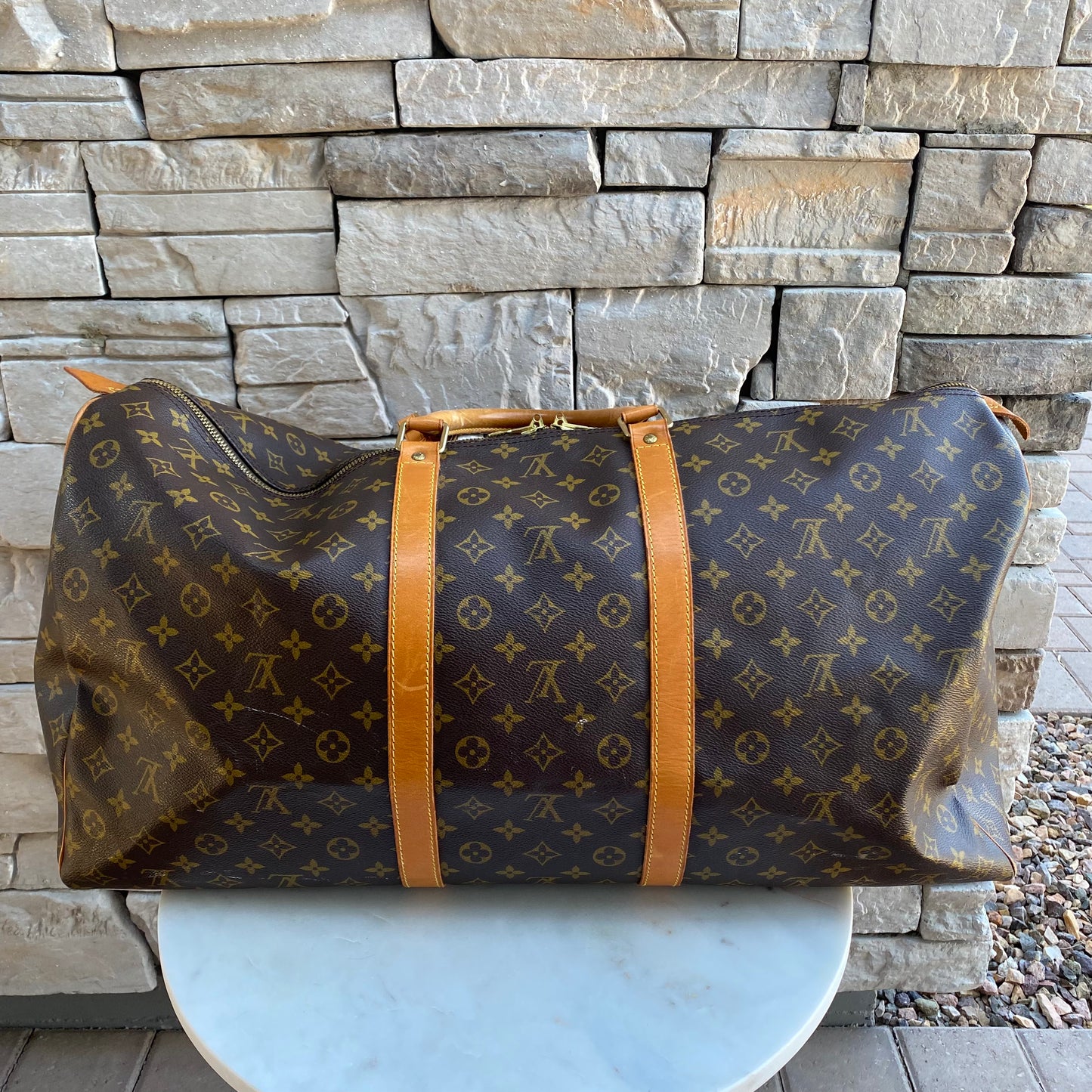 Louis Vuitton Monogram Keepall 60 Duffle