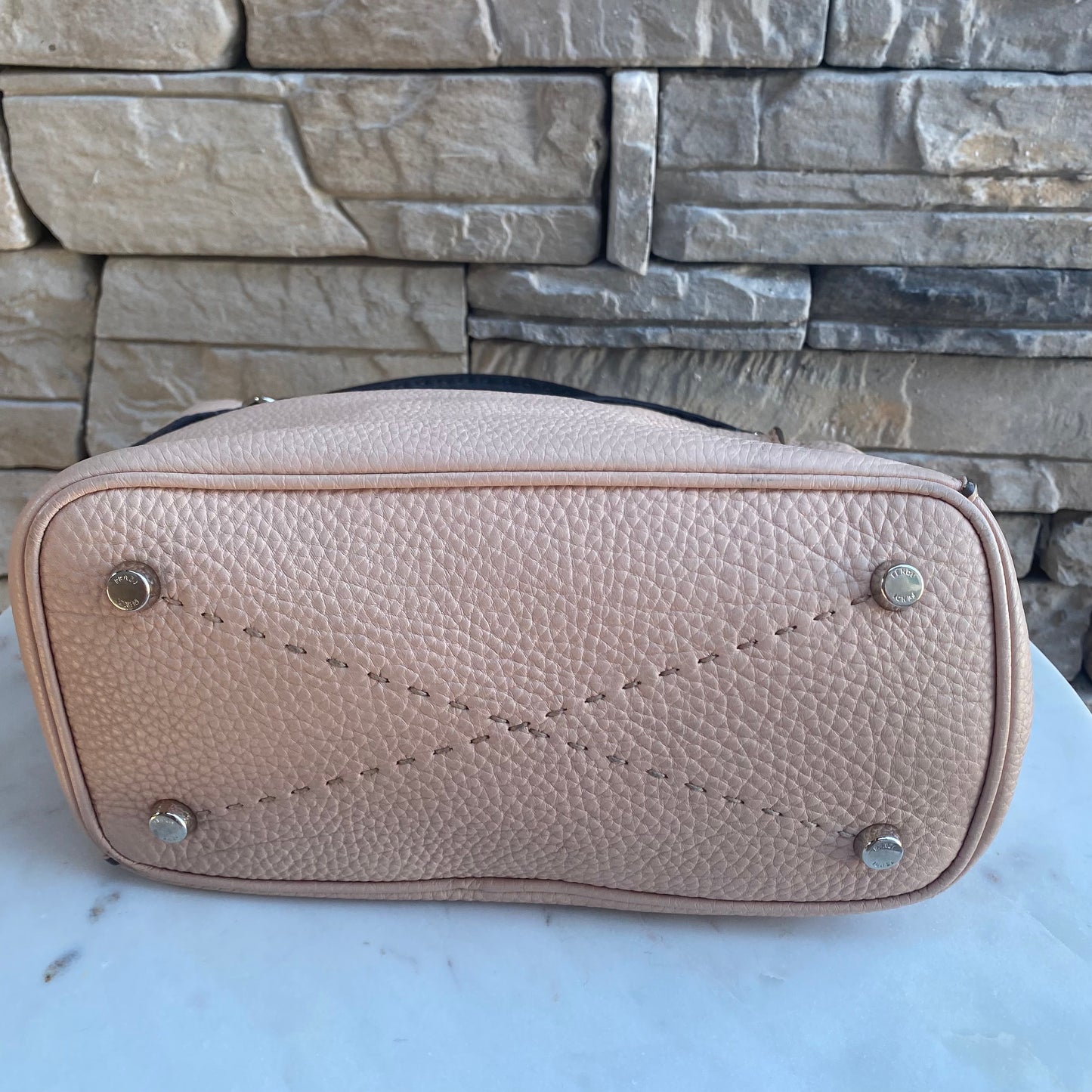 Fendi Selleria Leather Anna Bucket Bag