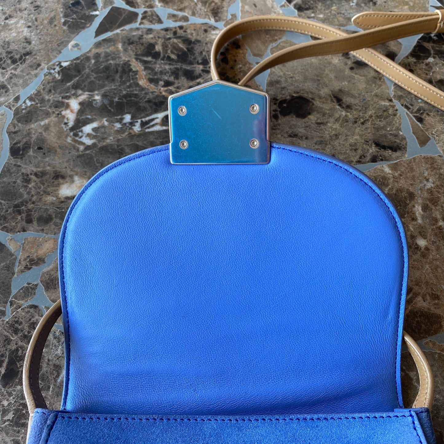 Celine Trotteur Suede Leather Crossbody