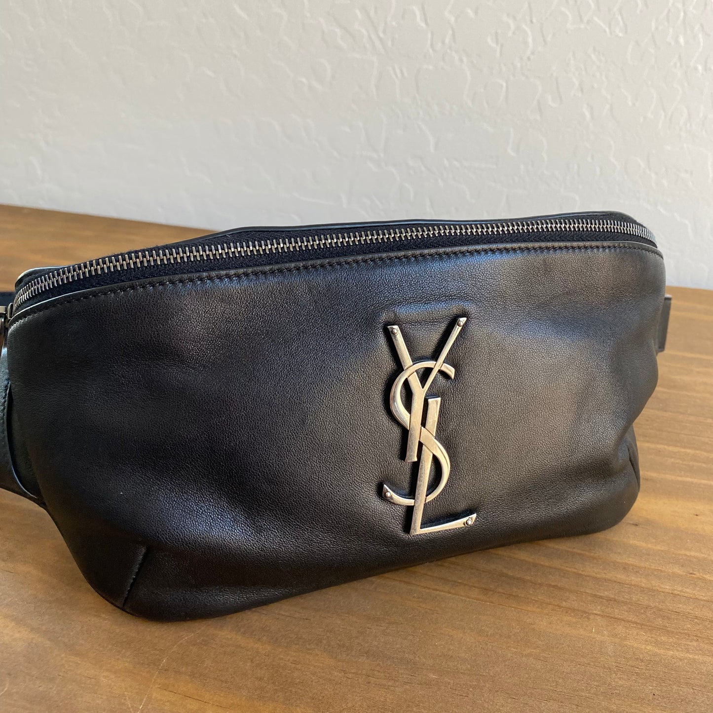 Saint Laurent Cassandre Classic Lambskin Belt Bag