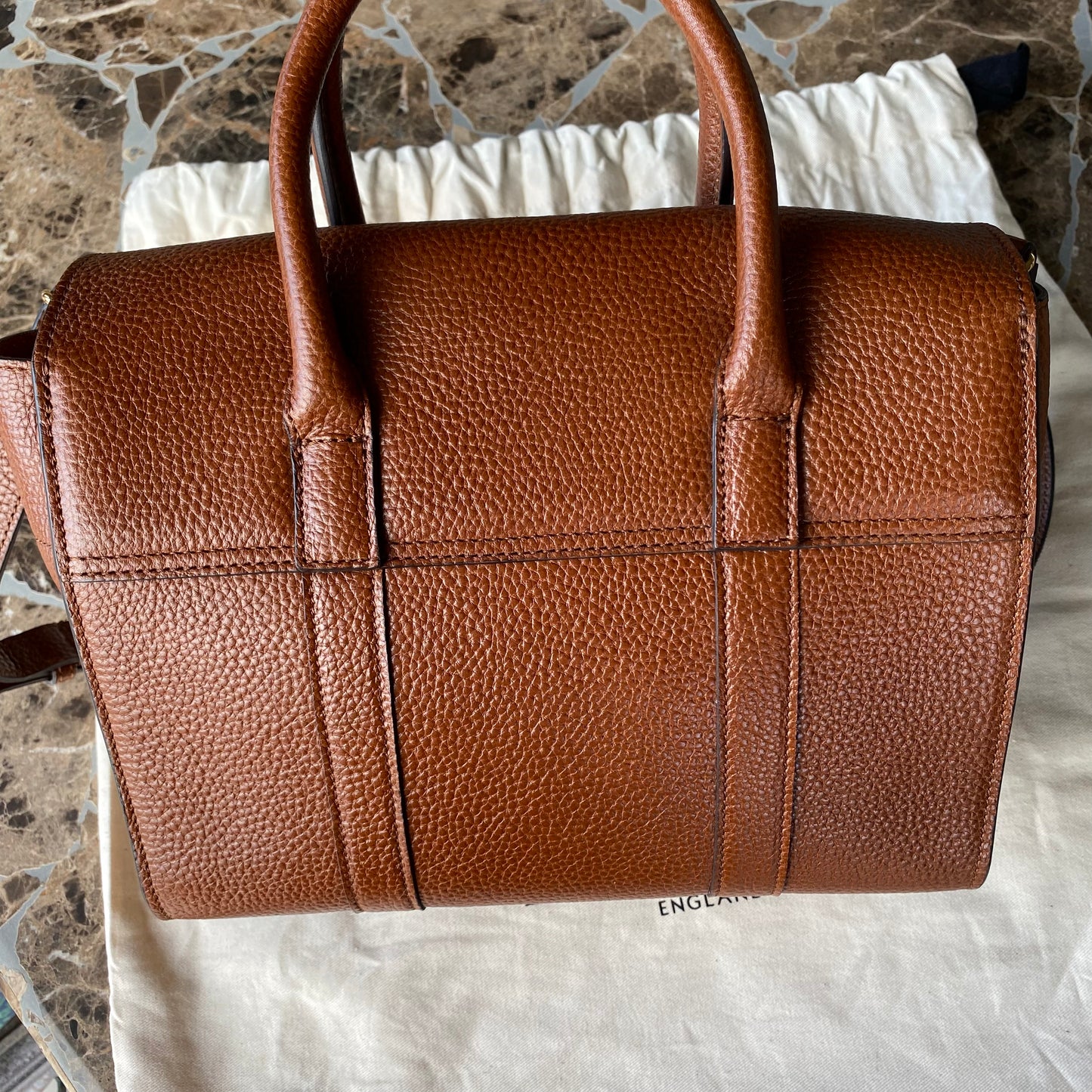 Mulberry Small Bayswater Grained Leather Tote