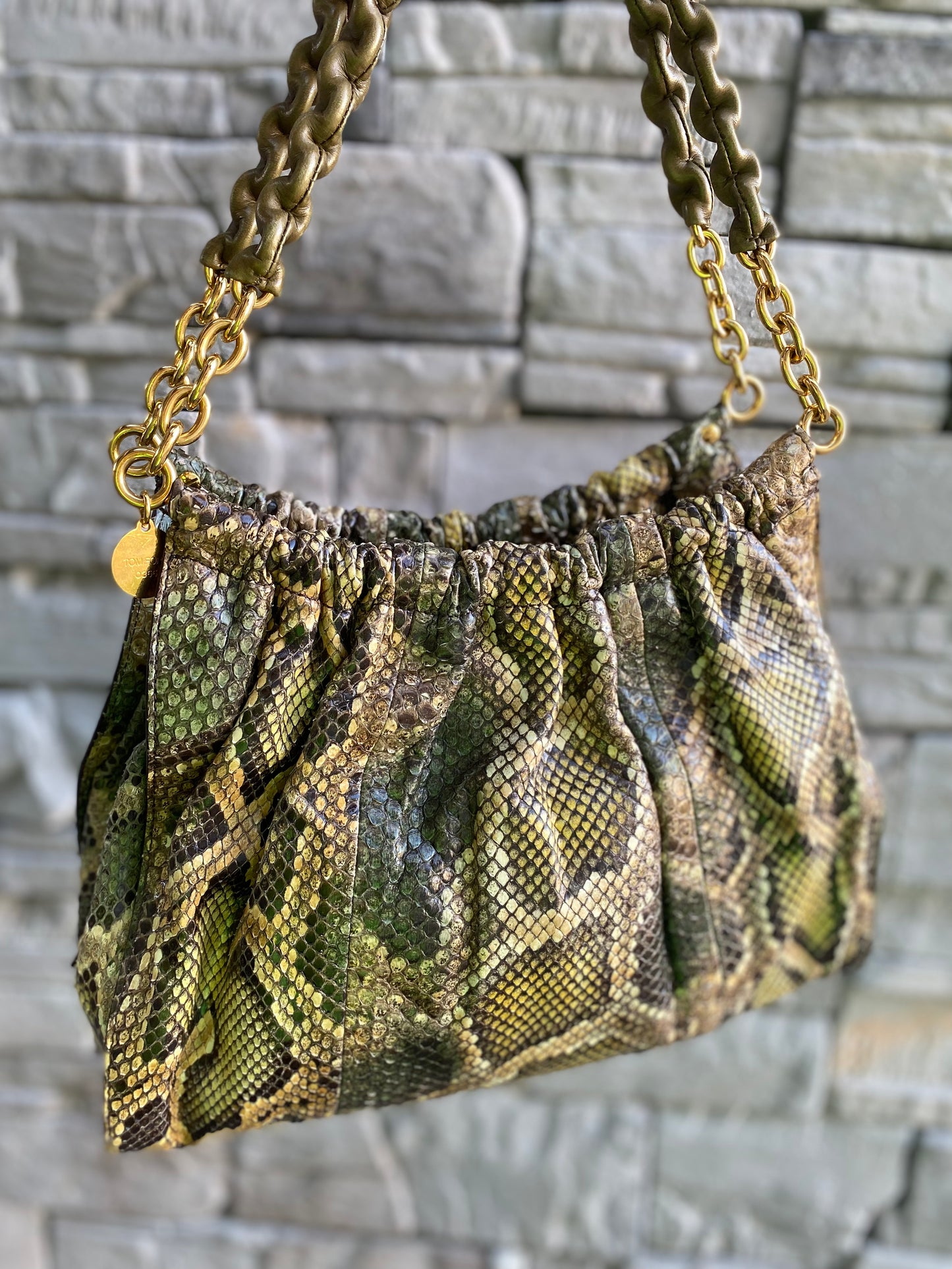 Tom Ford Python Carine Shoulder Bag