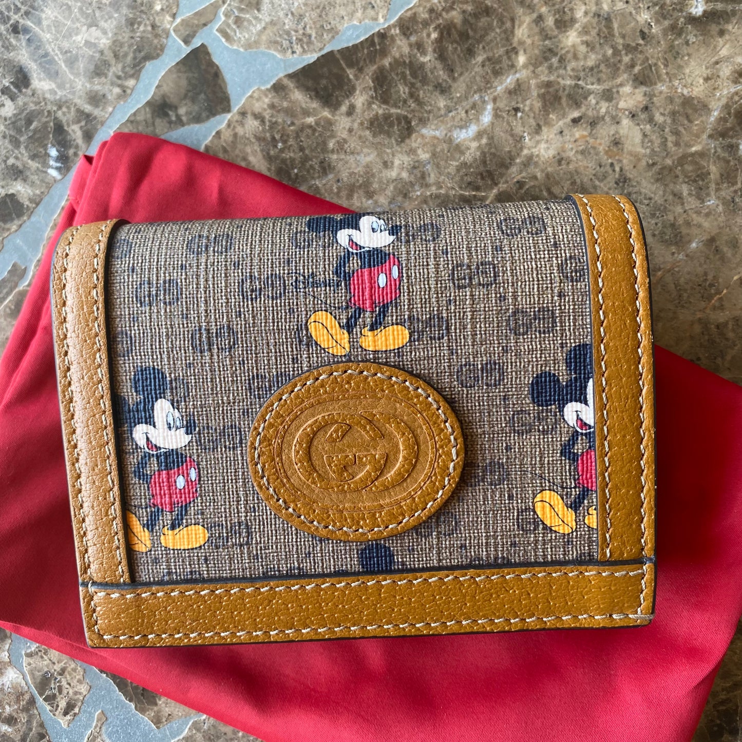 Gucci Micro GG x Disney Compact Wallet