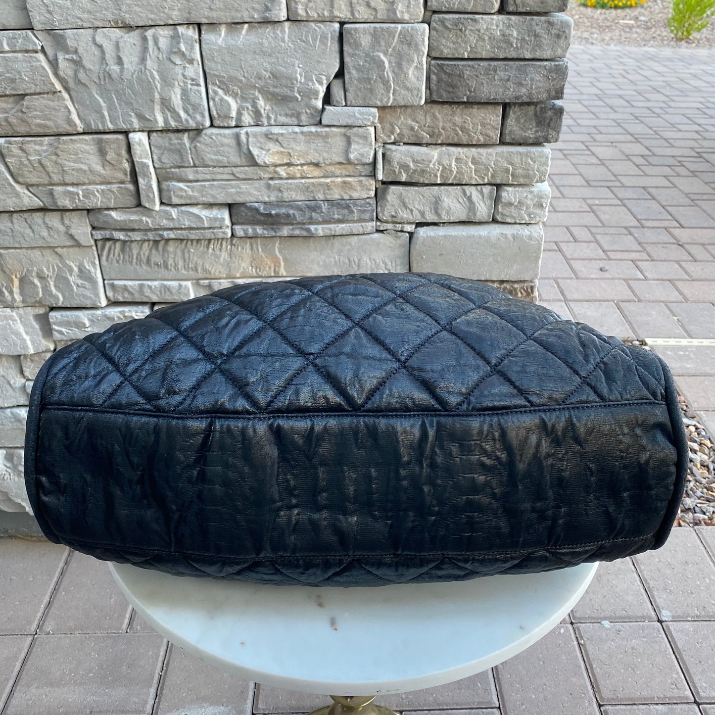 Chanel Le Marais Coated Canvas Hobo