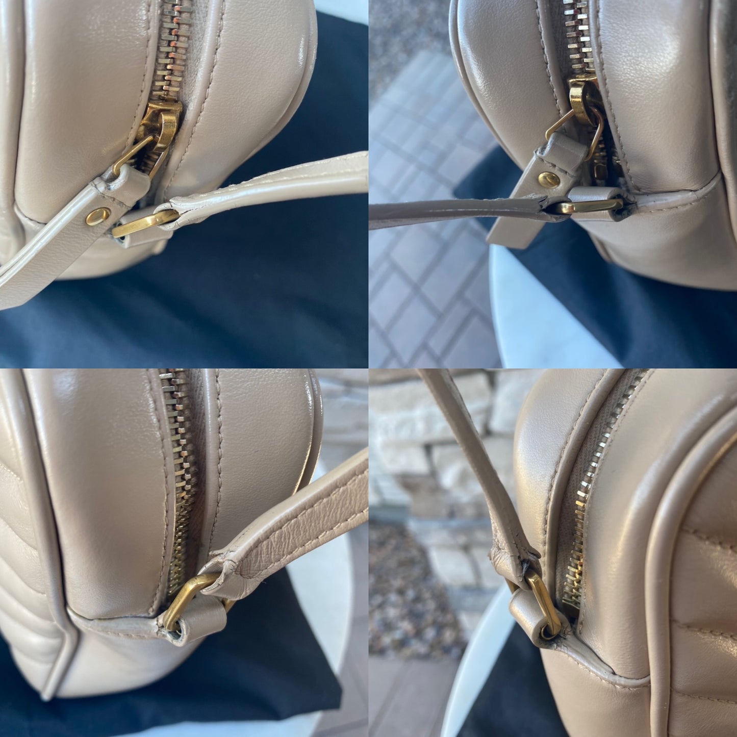 Saint Laurent Lou Matelassé Leather Camera Bag