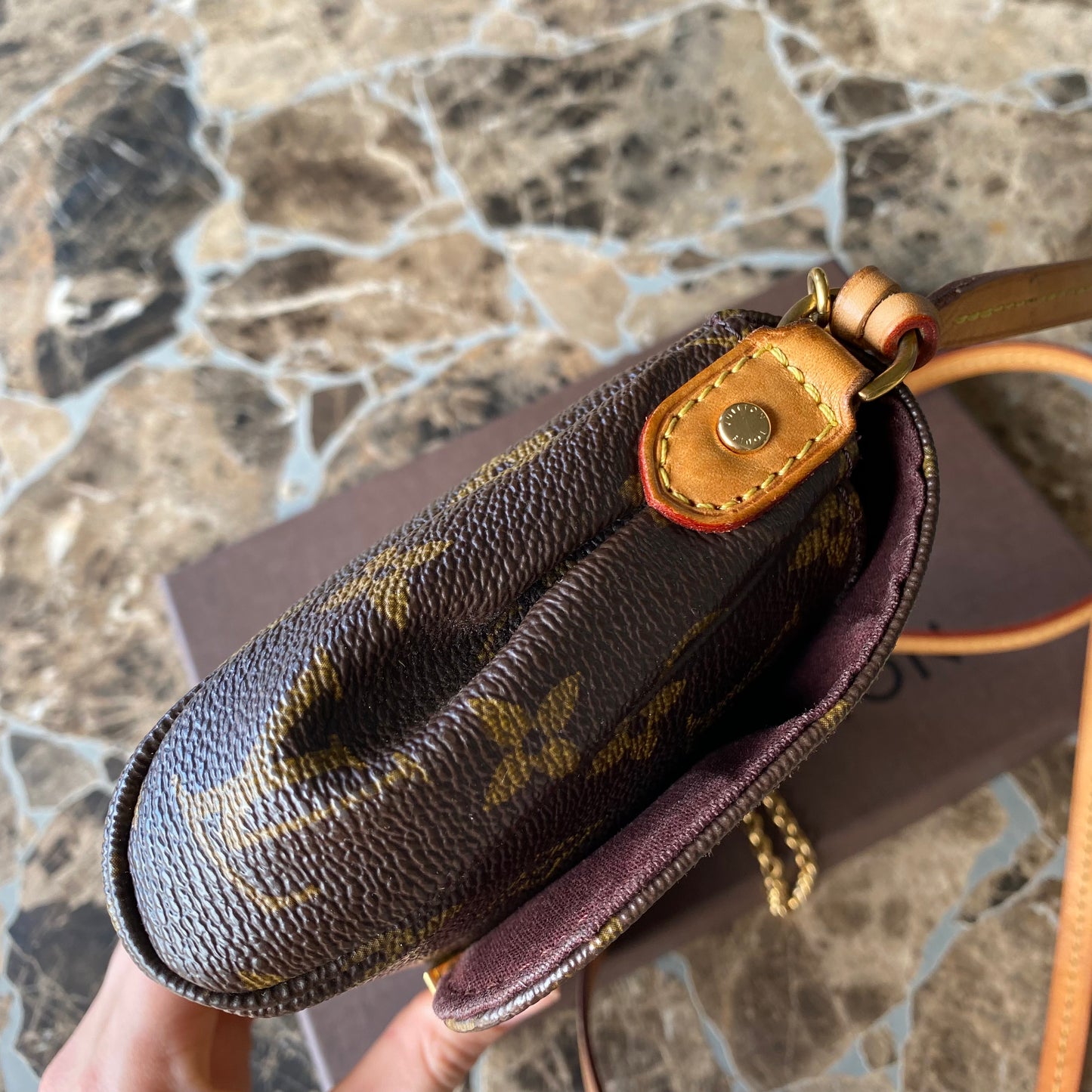 Louis Vuitton Monogram Favorite PM Clutch Crossbody
