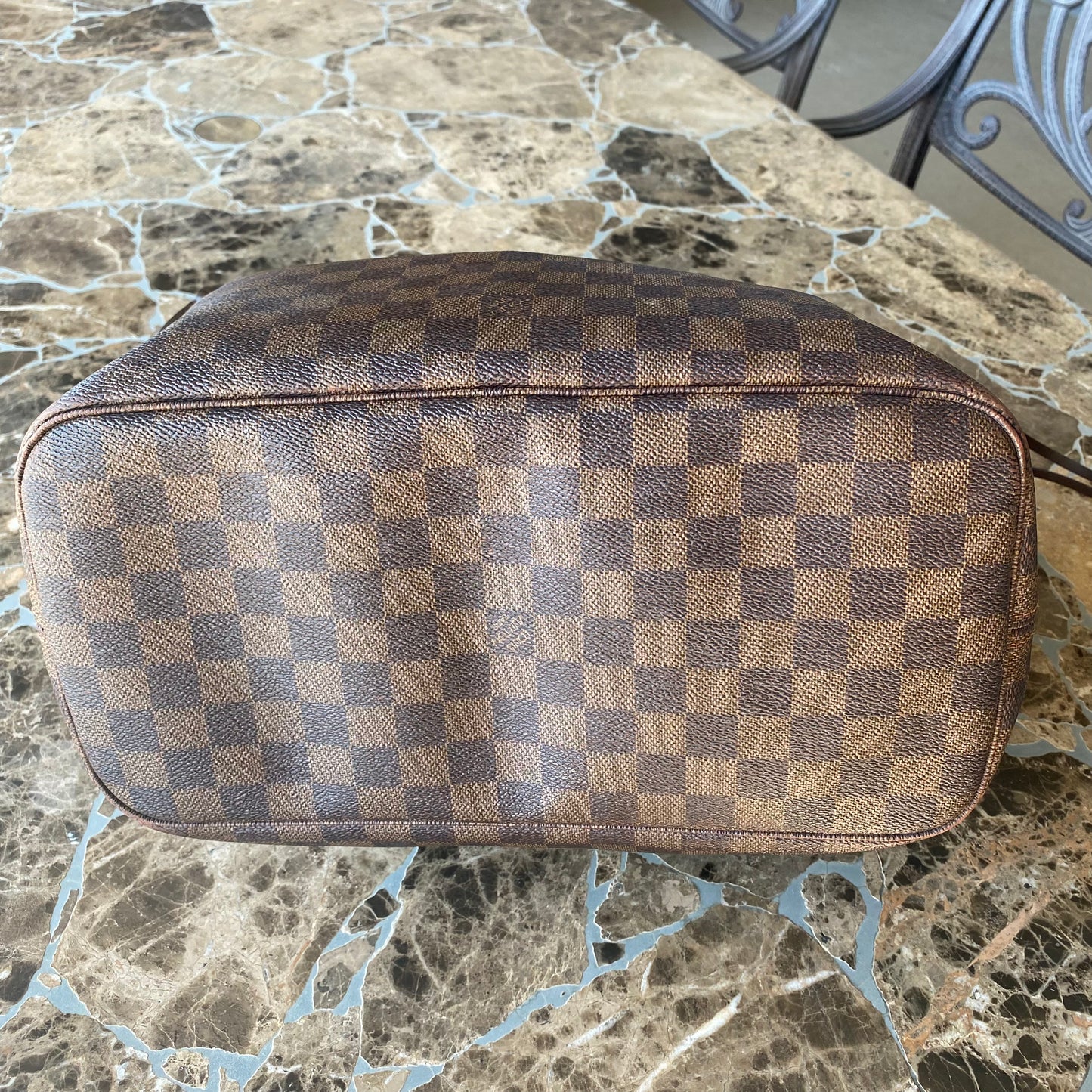 Louis Vuitton Damier Ebene Neverfull MM Tote