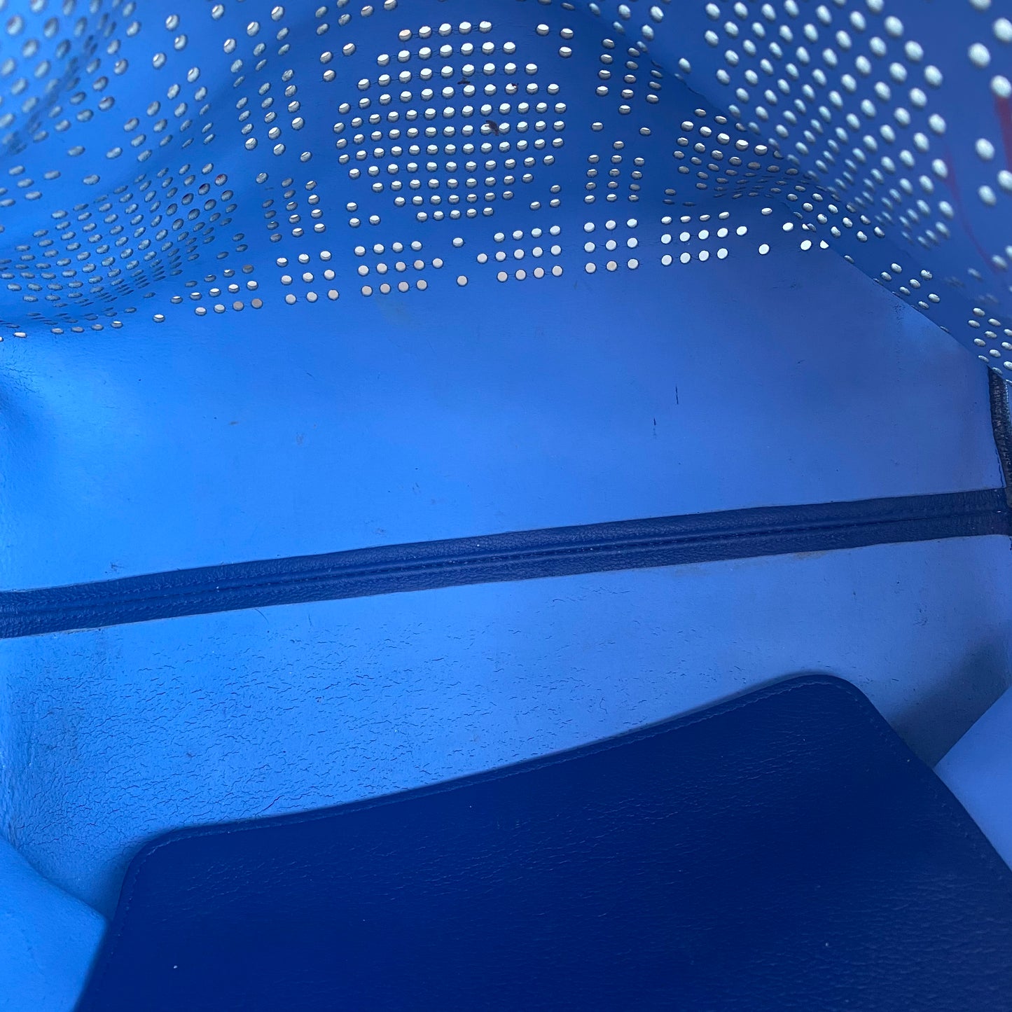 Christian Dior Cannage Perforated Dioriva Shopping Tote