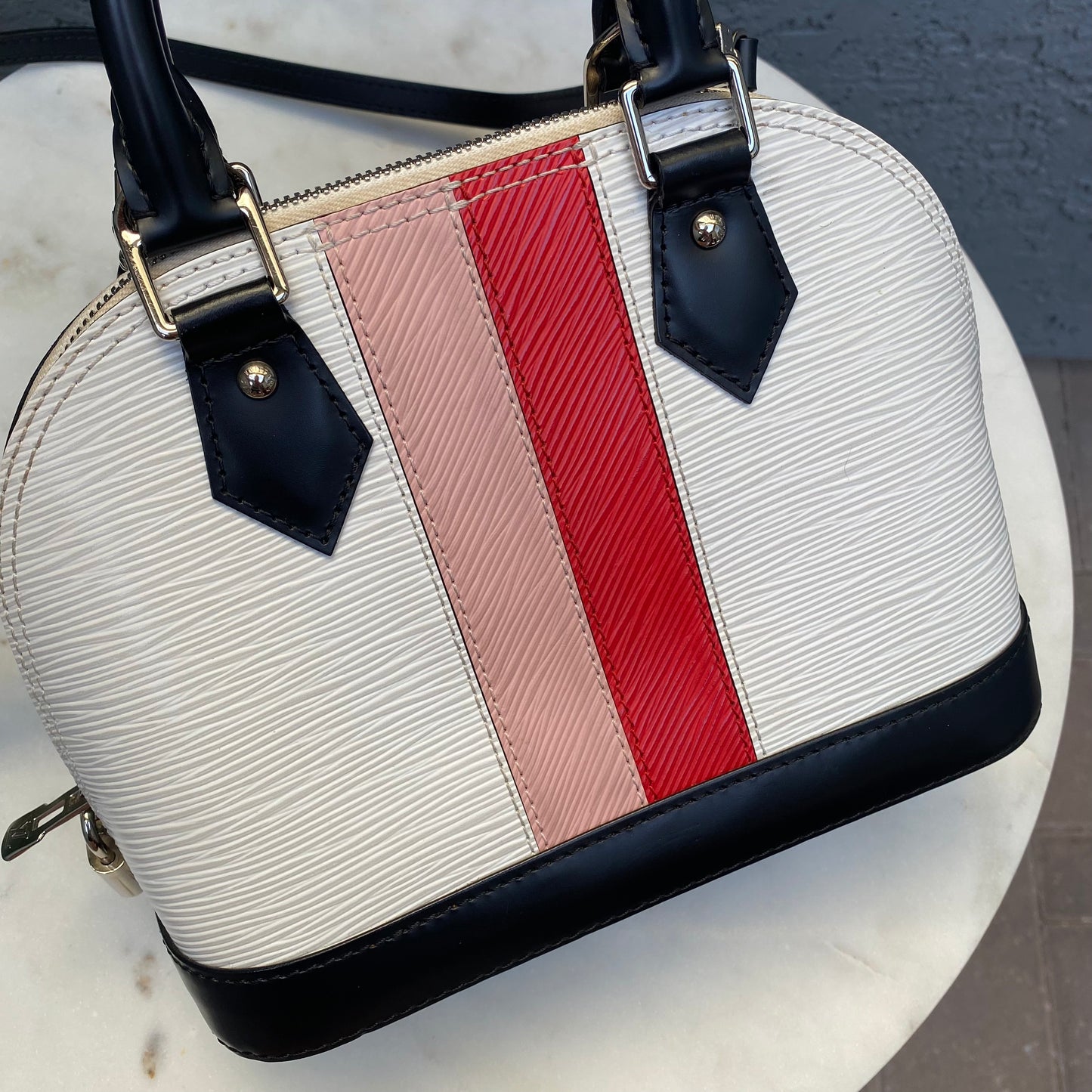 Louis Vuitton Epi Stripe Alma BB