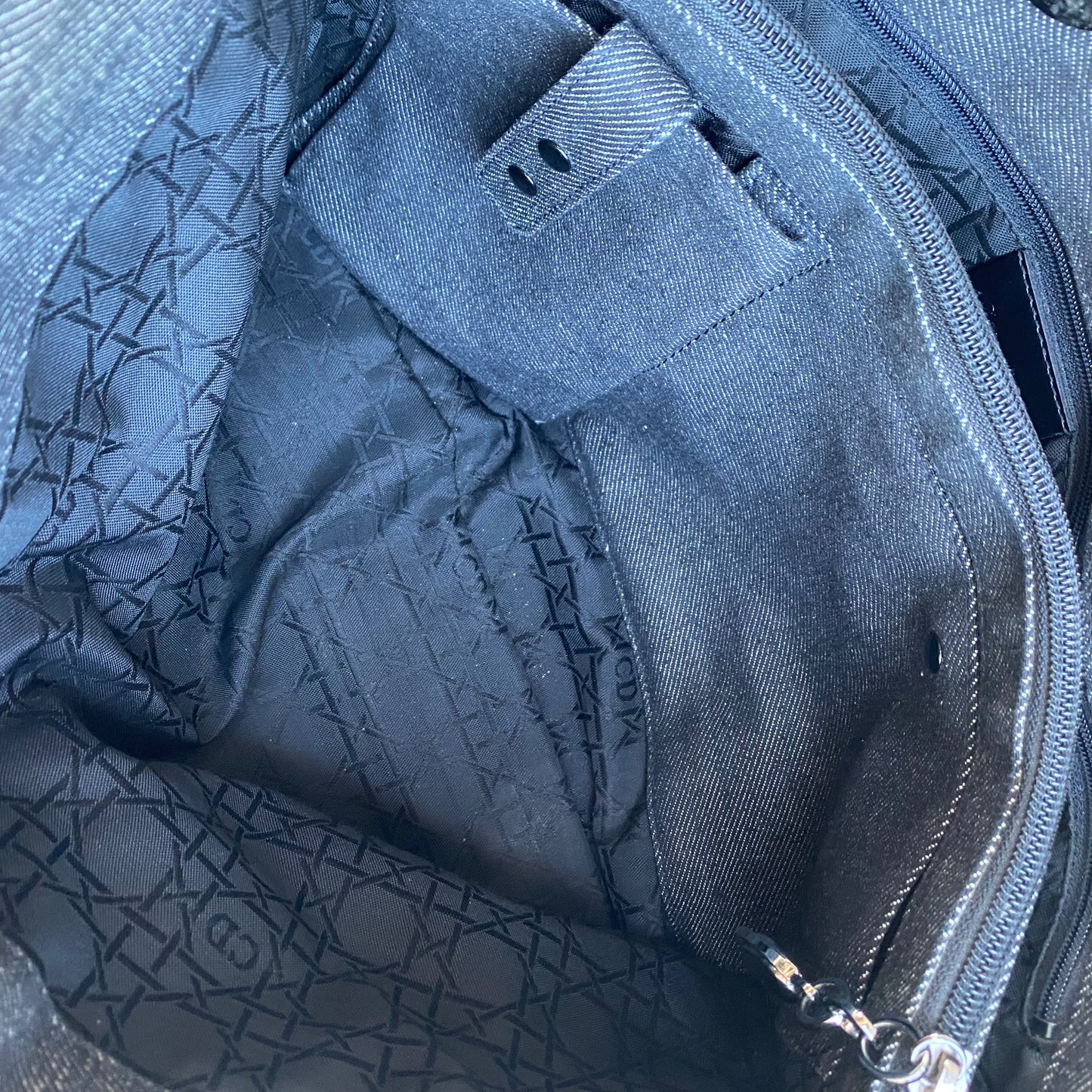 Christian Dior Denim Cannage Large Soft Lady Dior Tote