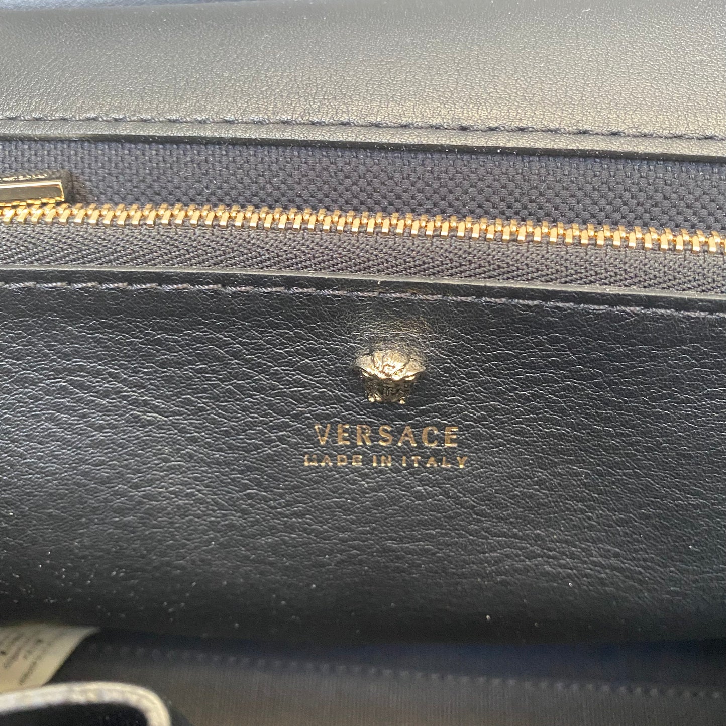Versace Medium Palazzo Empire Leather Satchel