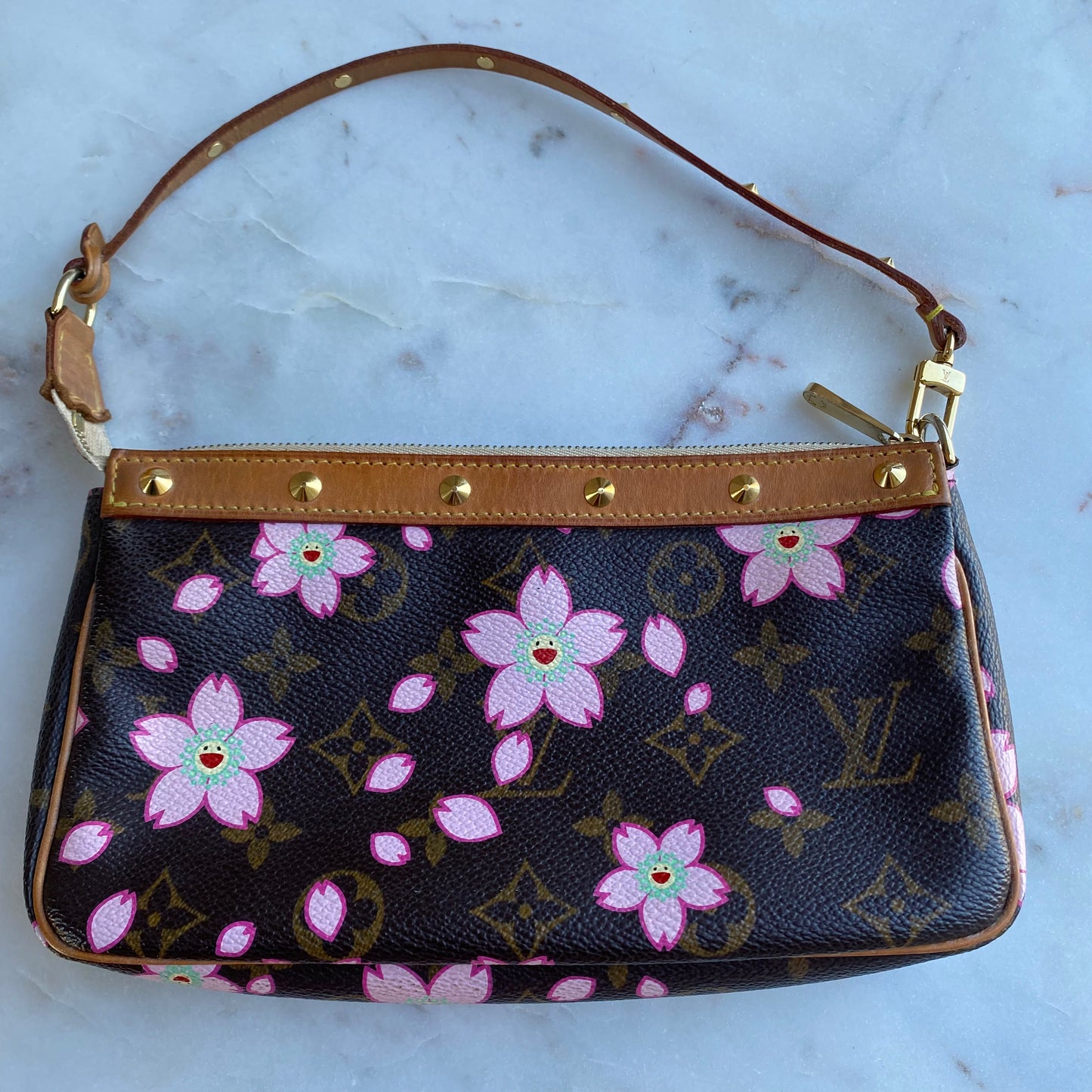 Louis Vuitton Murakami Vintage Cherry Blossom Pochette