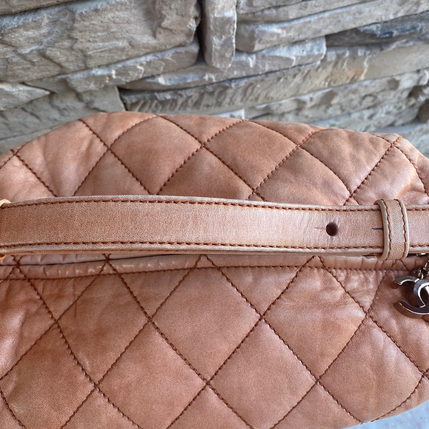 Chanel Cloudy Leather Hobo